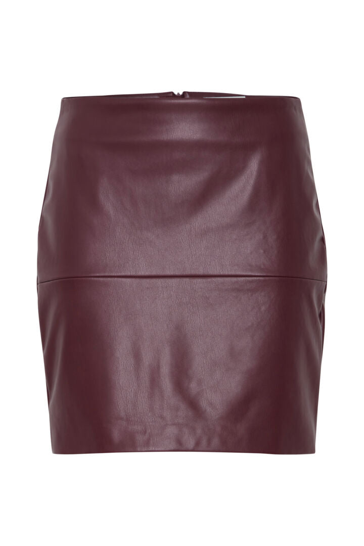 Jupe simili cuir ICHI