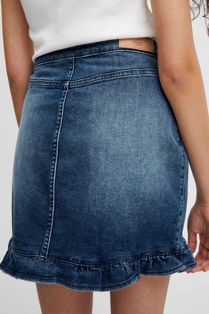 Jupe portefeuille jean ICHI