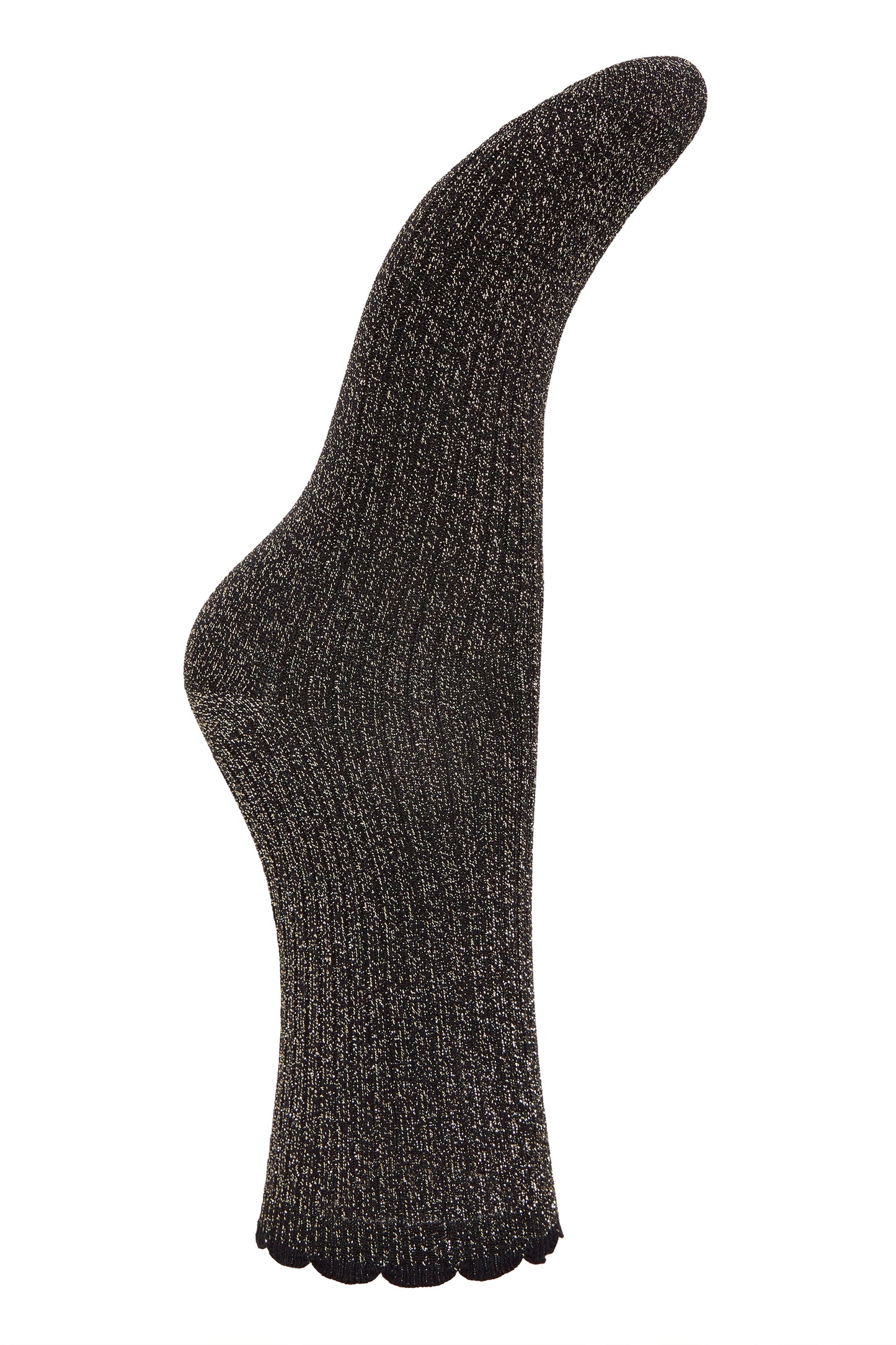 Chaussettes paillettes dorées ICHI
