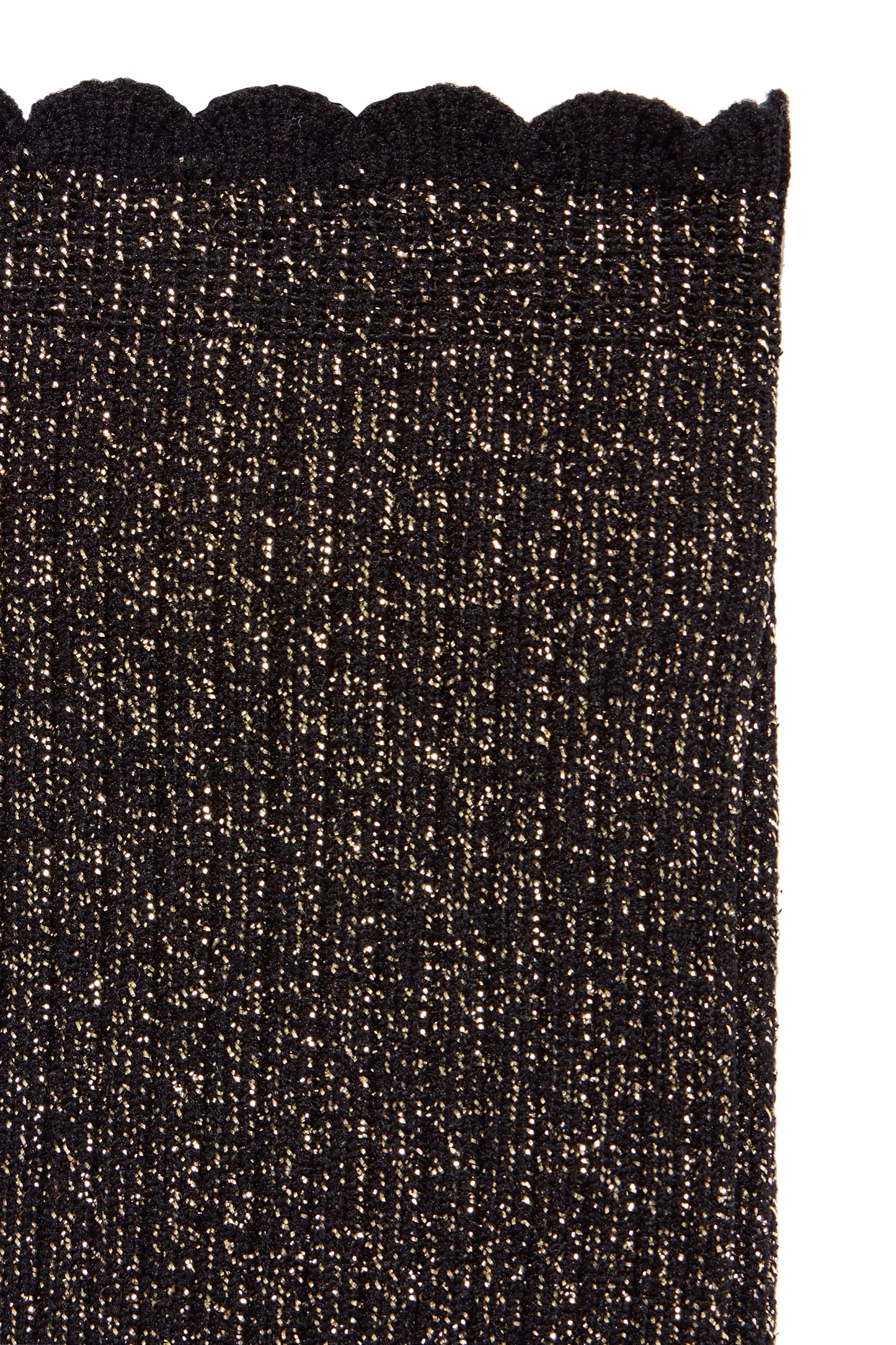 Chaussettes paillettes dorées ICHI