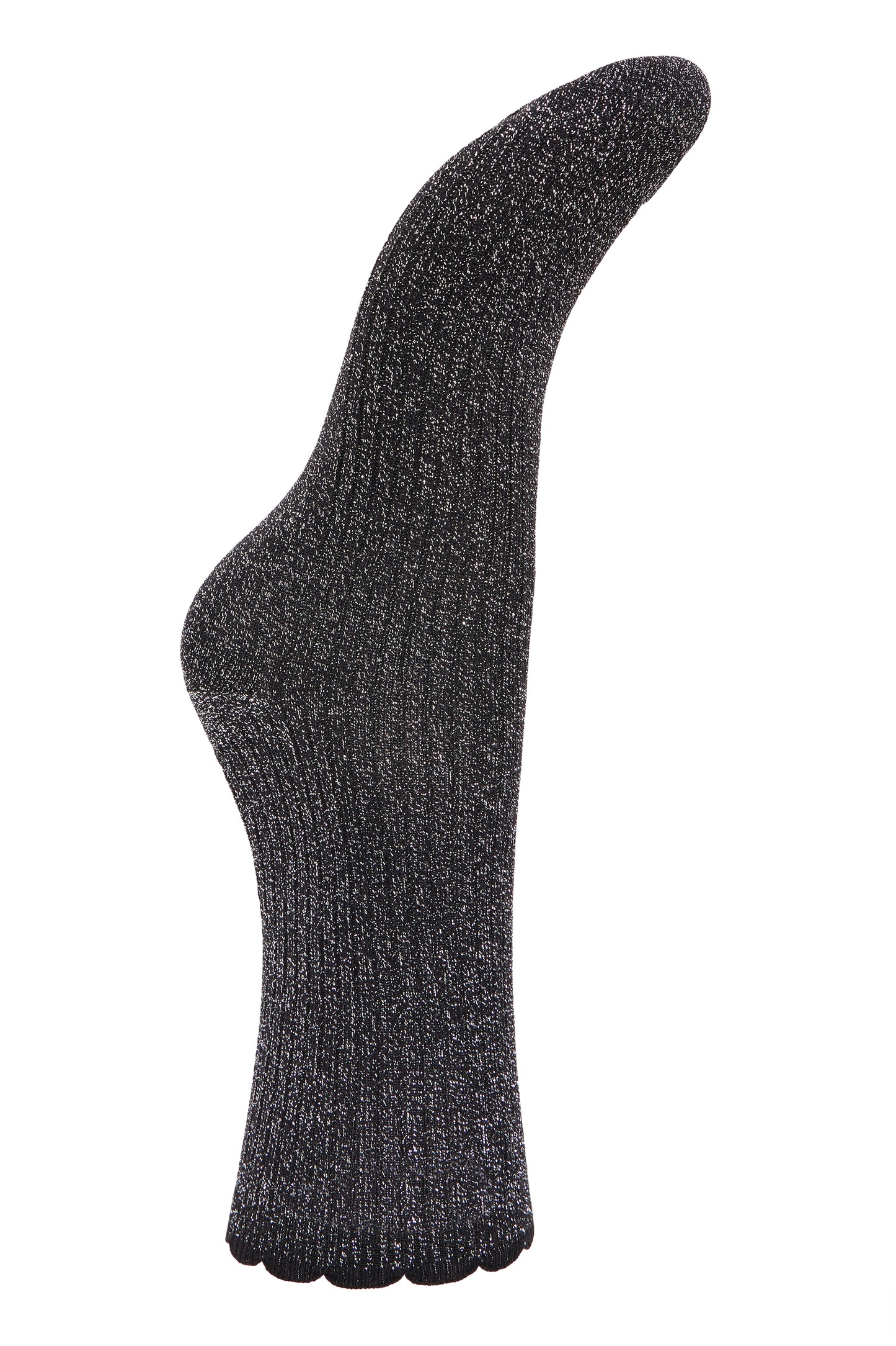 Chaussettes paillettes argentées ICHI