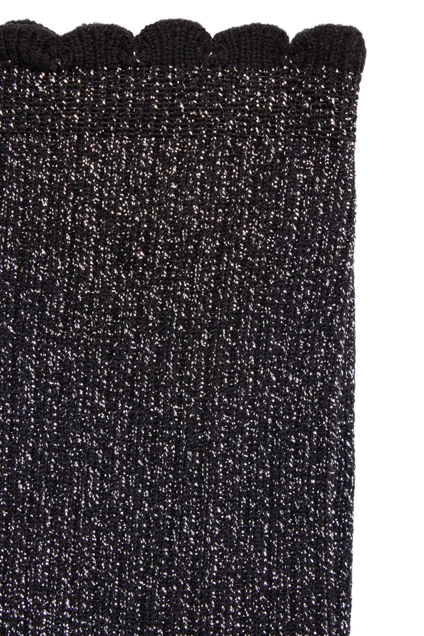 Chaussettes paillettes argentées ICHI