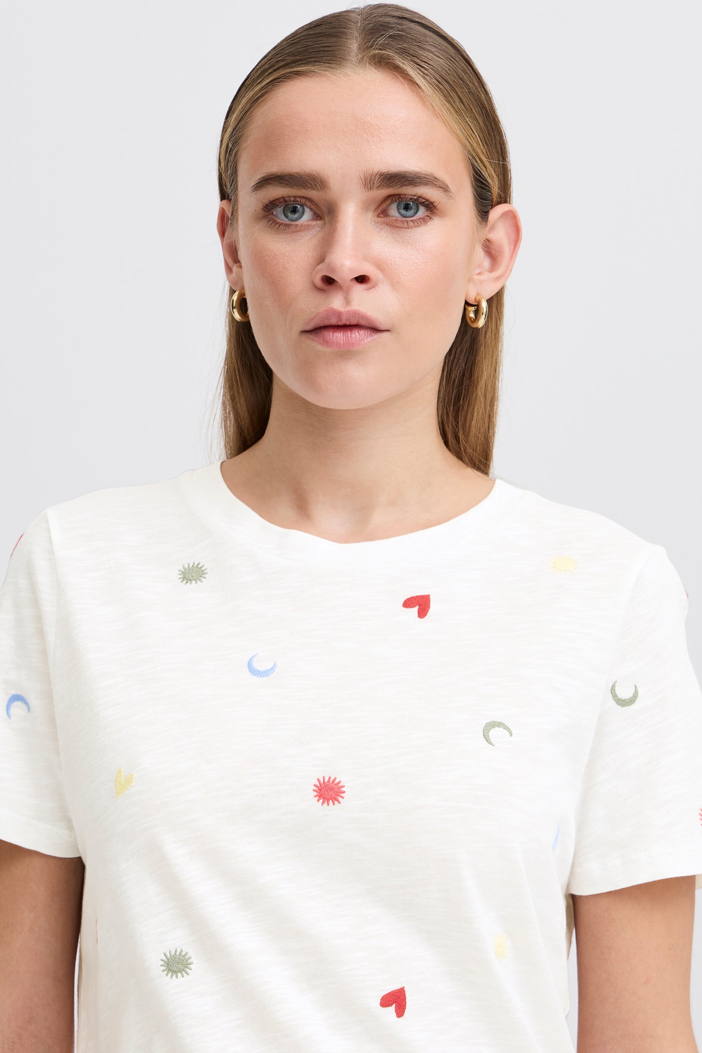 T-shirt petites broderies ICHI