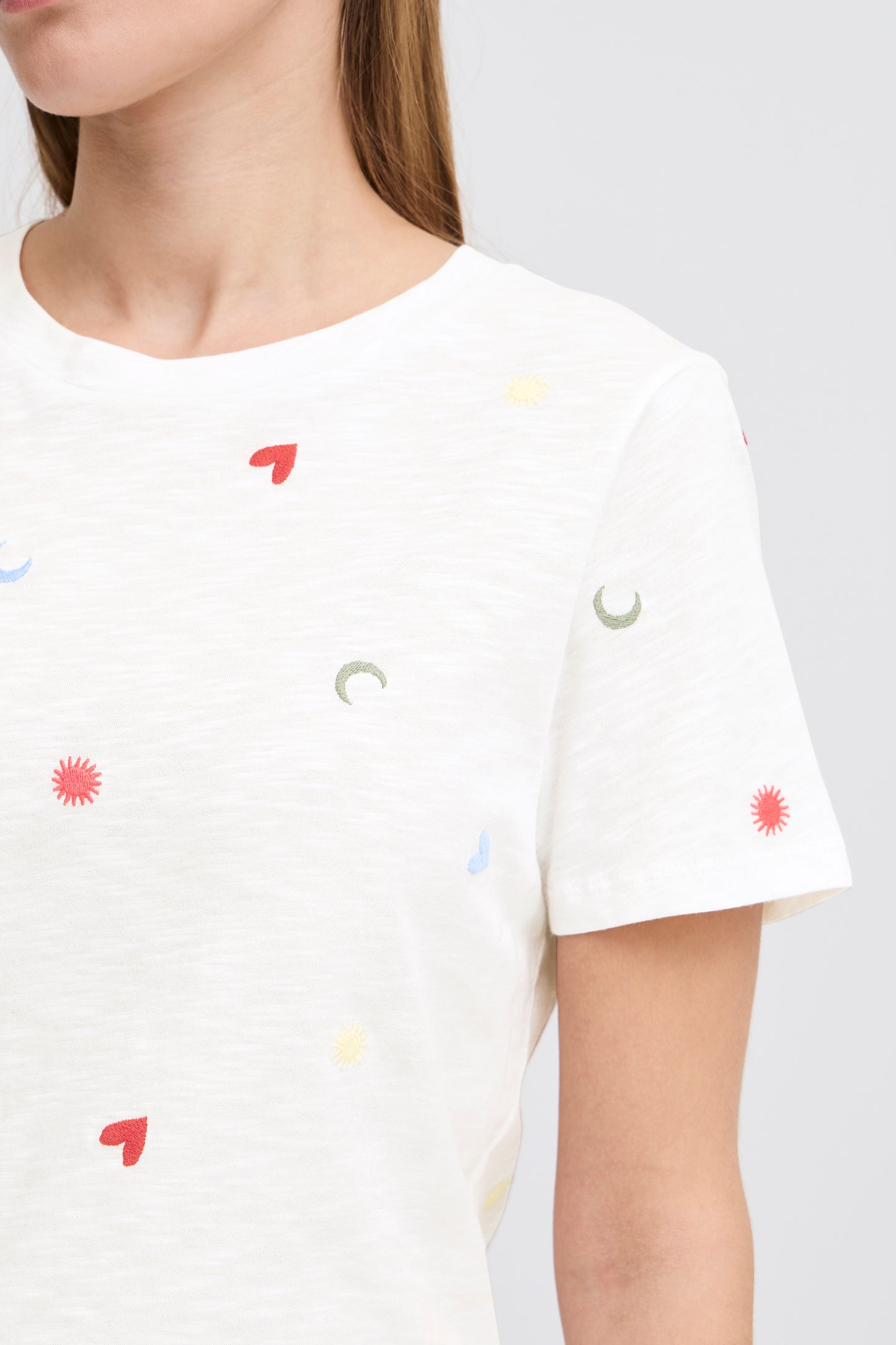 T-shirt petites broderies ICHI