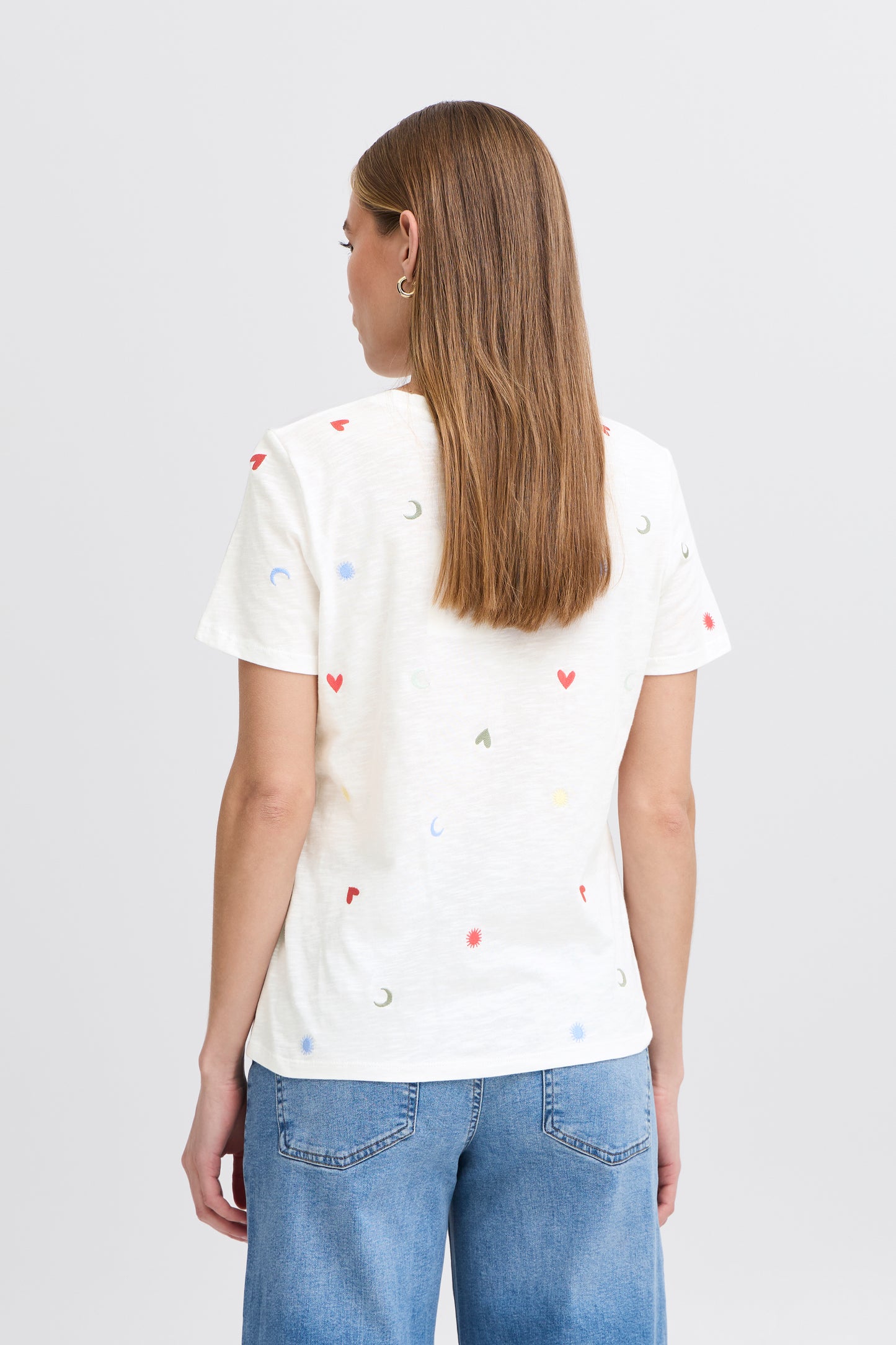 T-shirt petites broderies ICHI