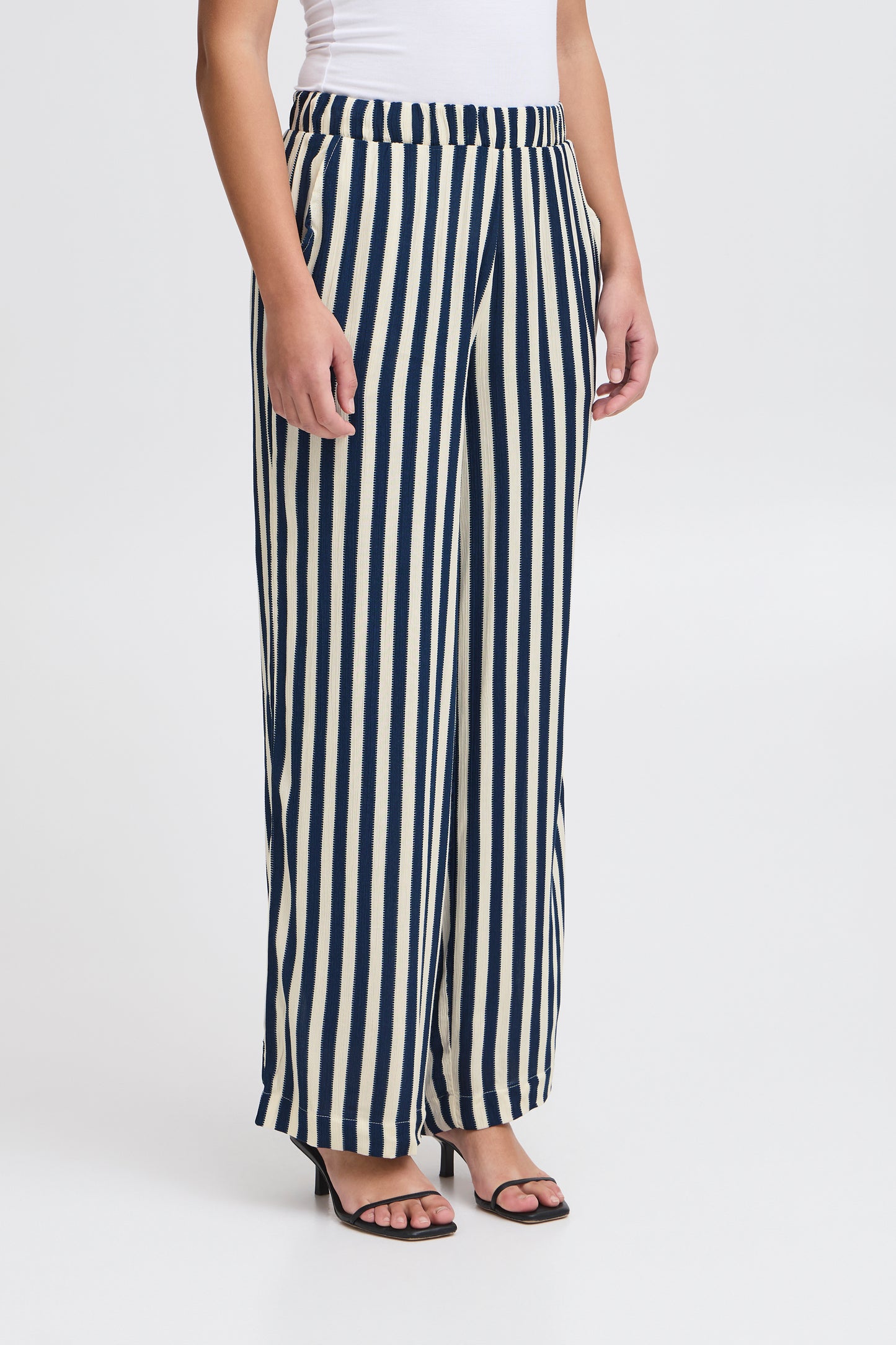 Pantalon fluide rayures ICHI