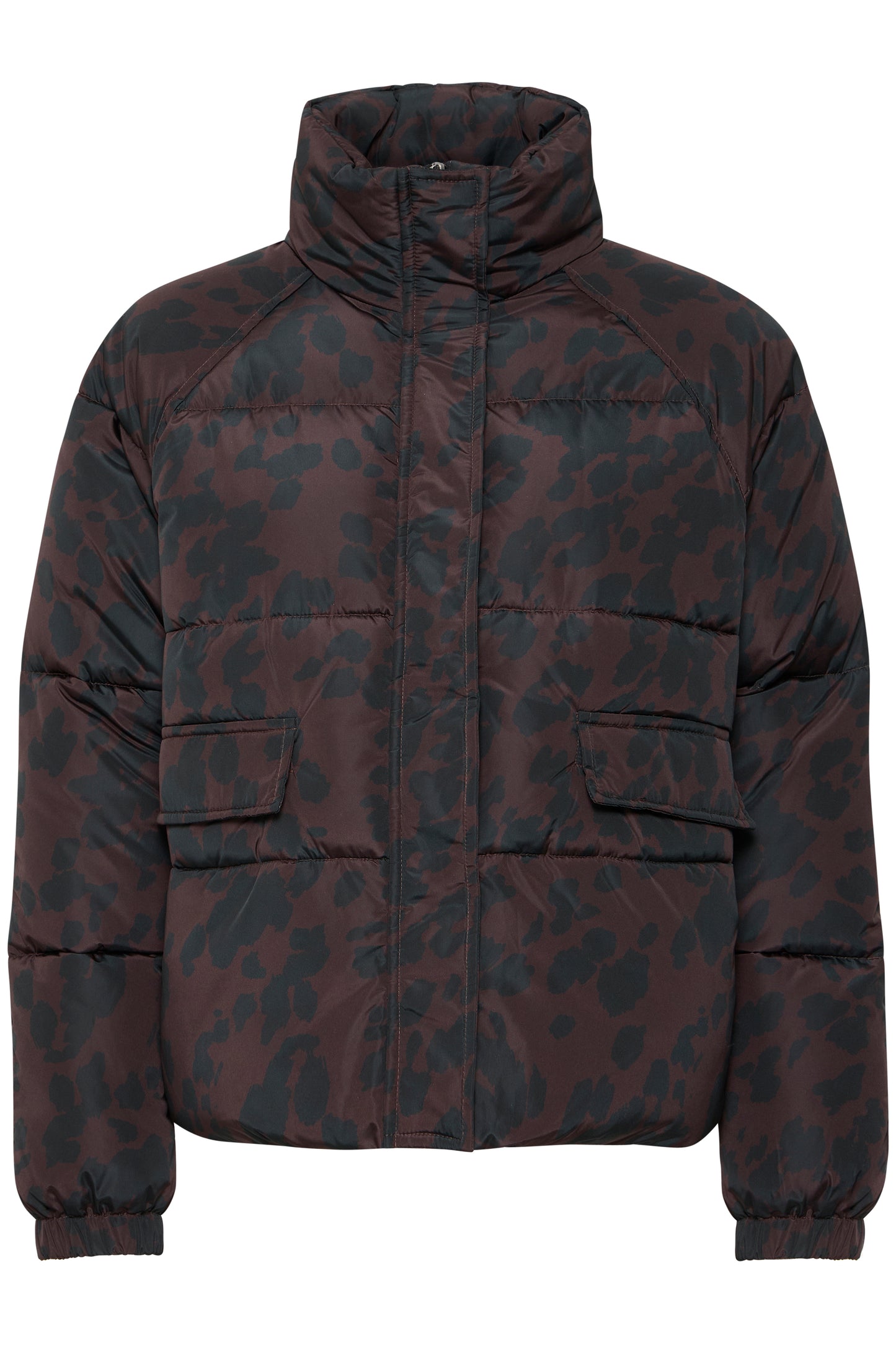 Doudoune motif léopard ICHI