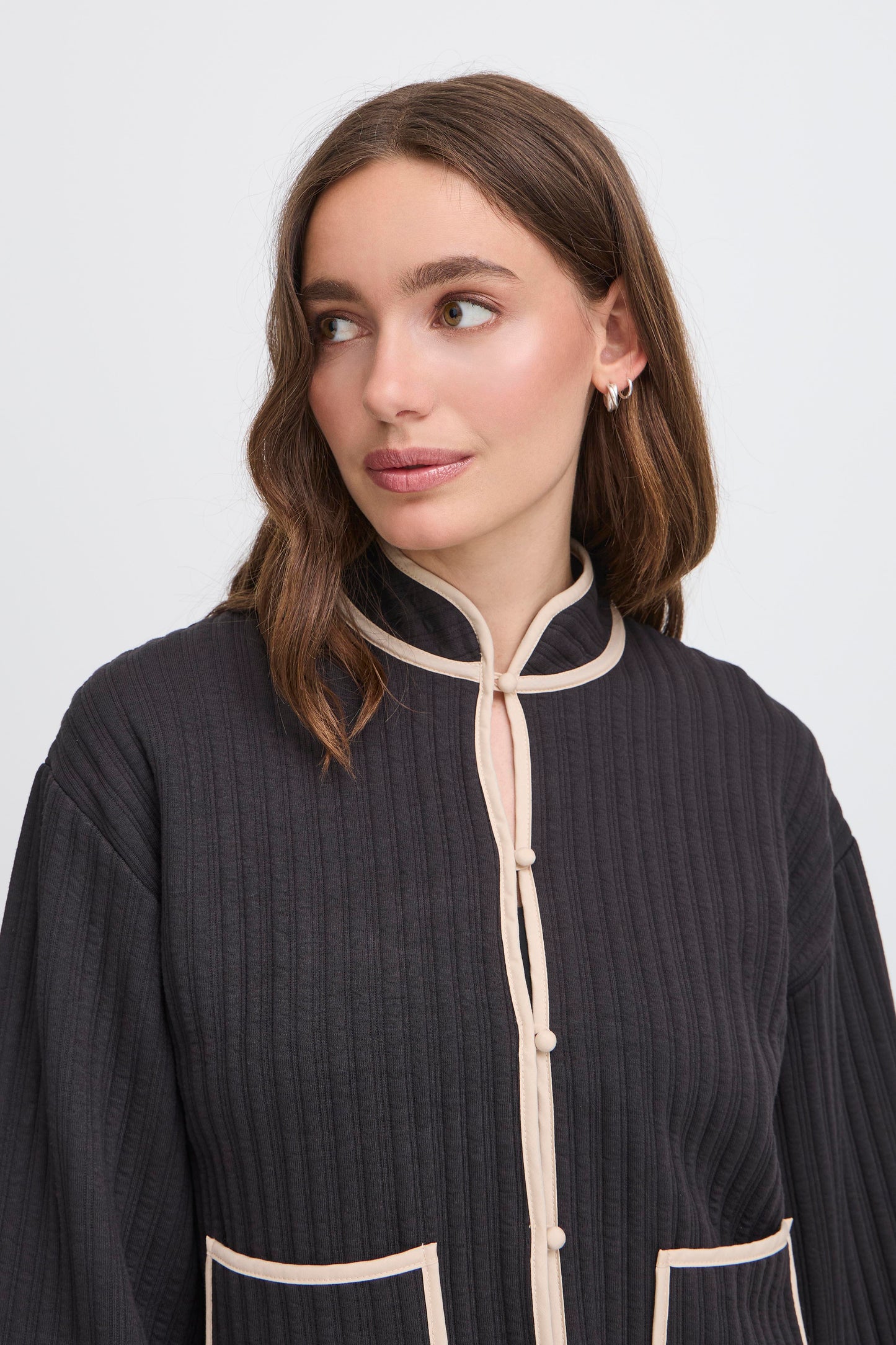 Veste matelassée bicolore ICHI