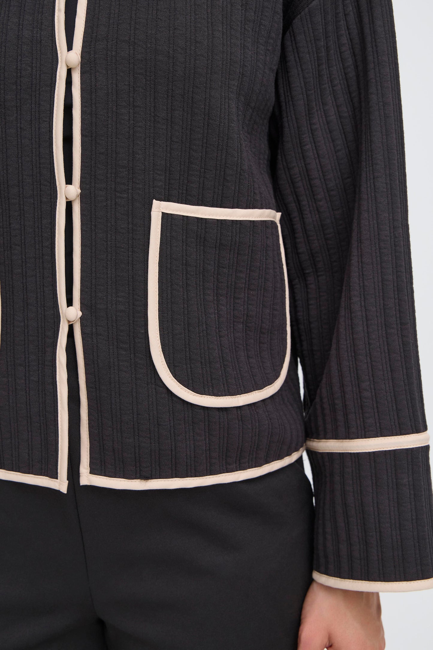 Veste matelassée bicolore ICHI