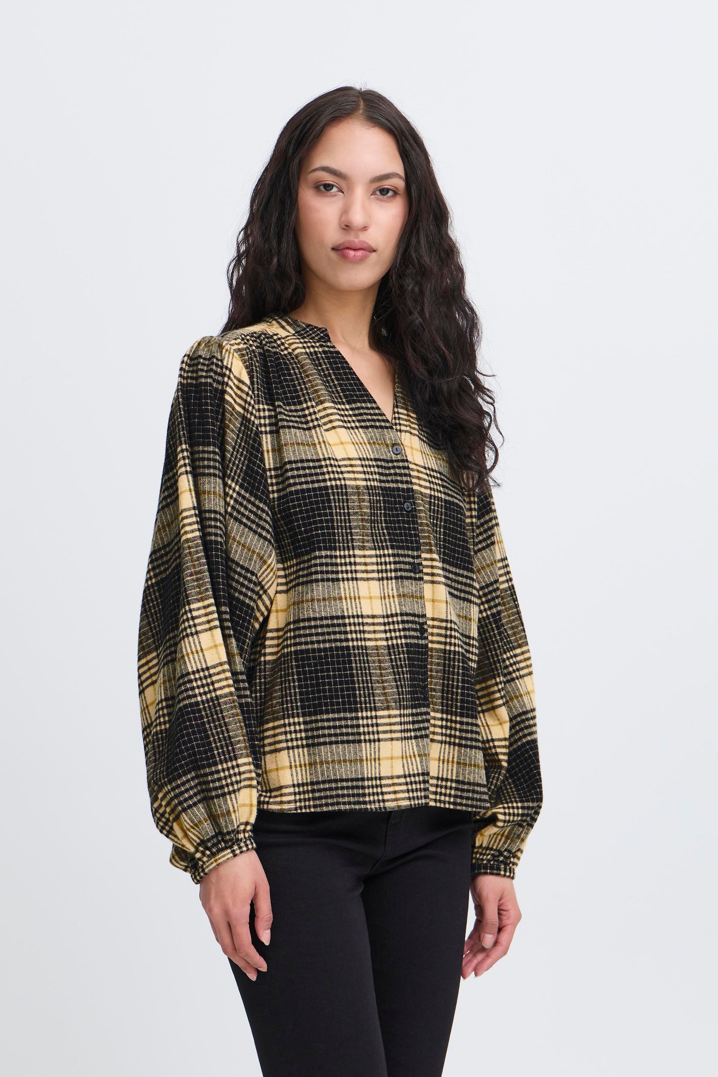 Chemise manches bouffantes ICHI