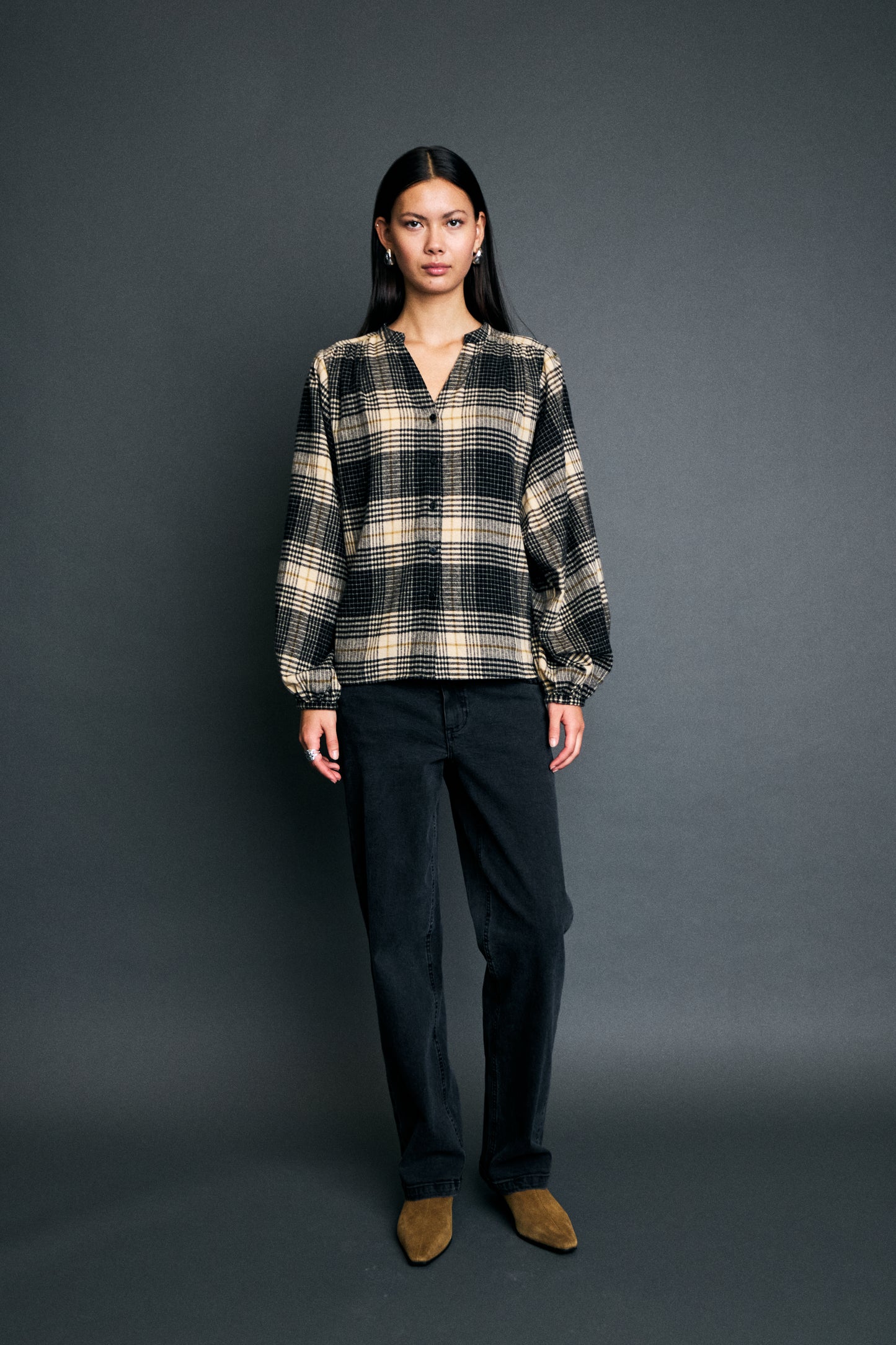 Chemise manches bouffantes ICHI