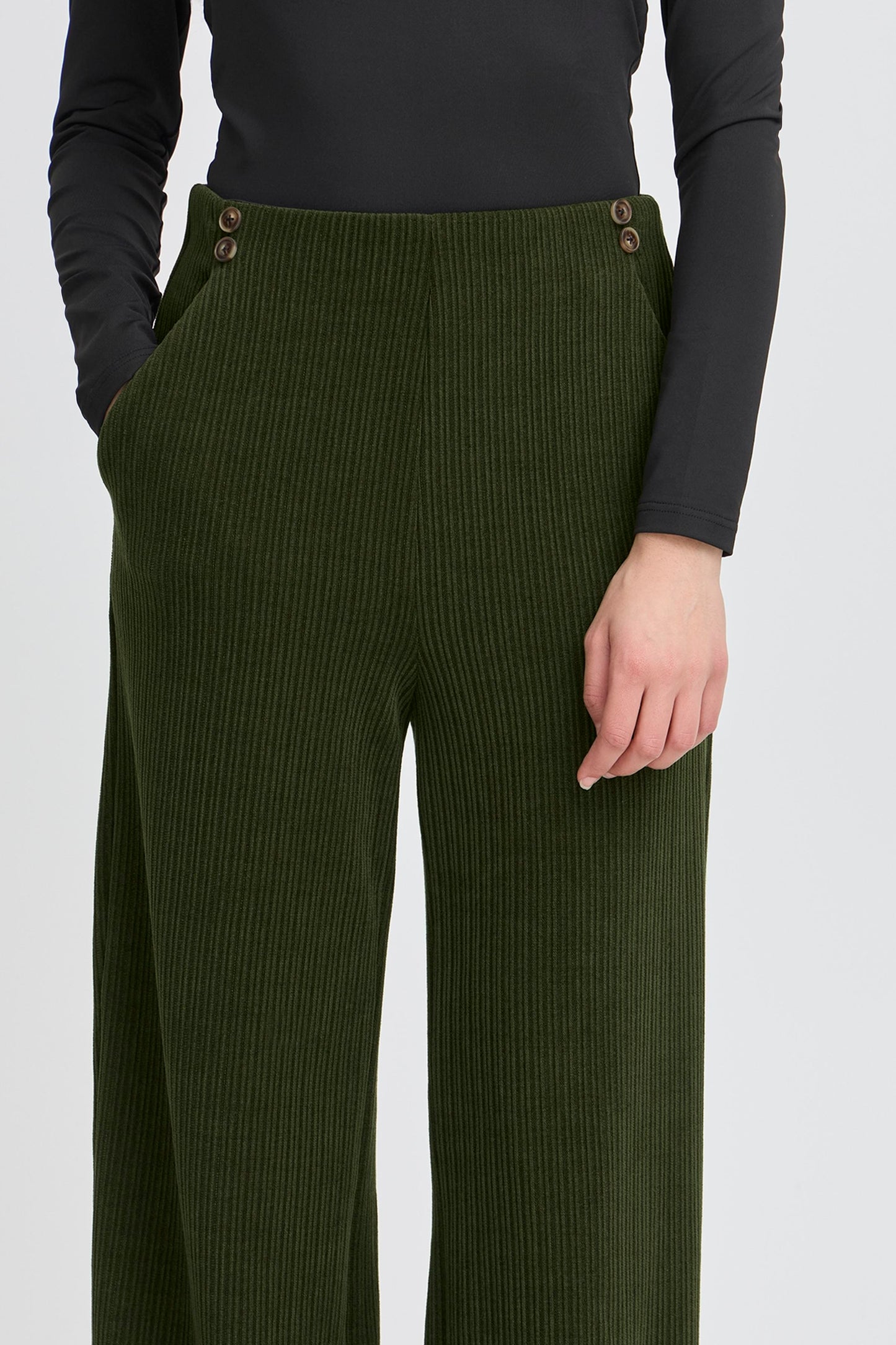 Pantalon velours côtelé ICHI