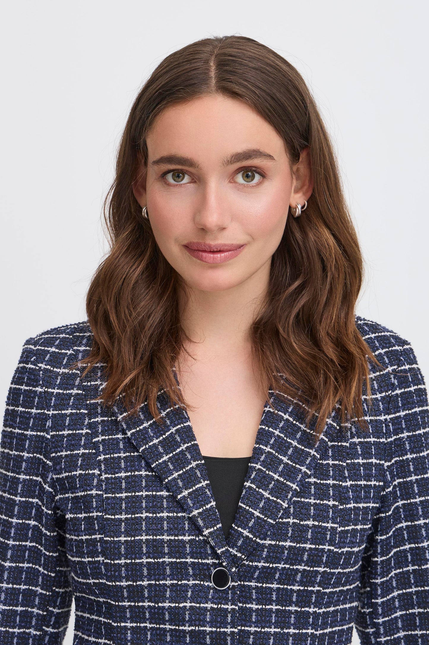 Veste blazer effet tweed ICHI