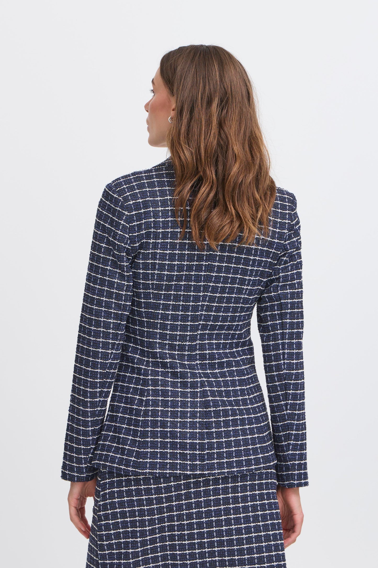 Veste blazer effet tweed ICHI