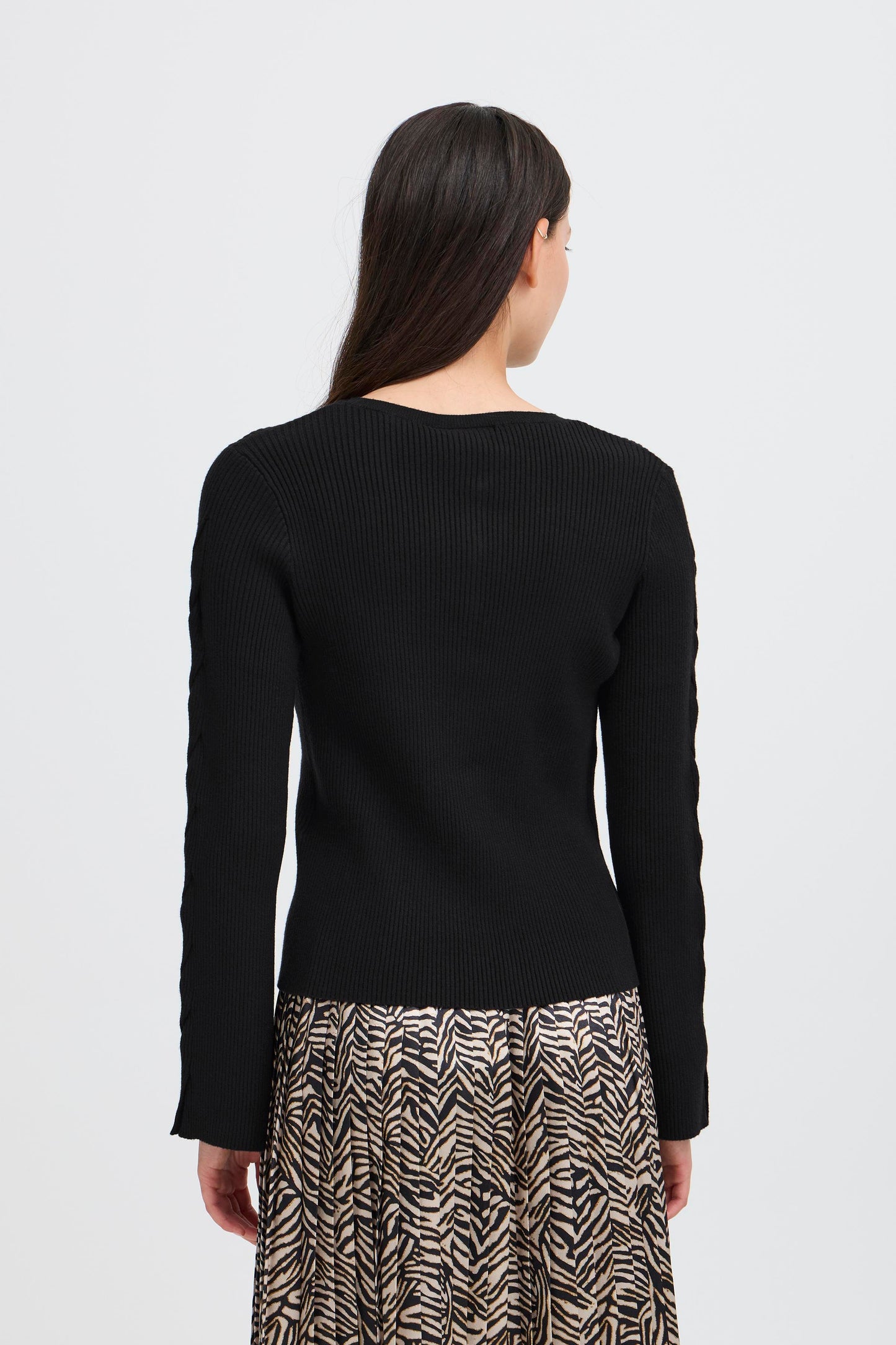 Top détail manches & boutons ICHI