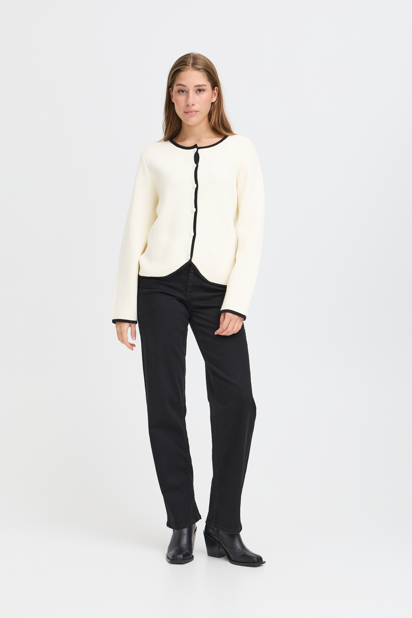 Gilet/pull détail contour ICHI