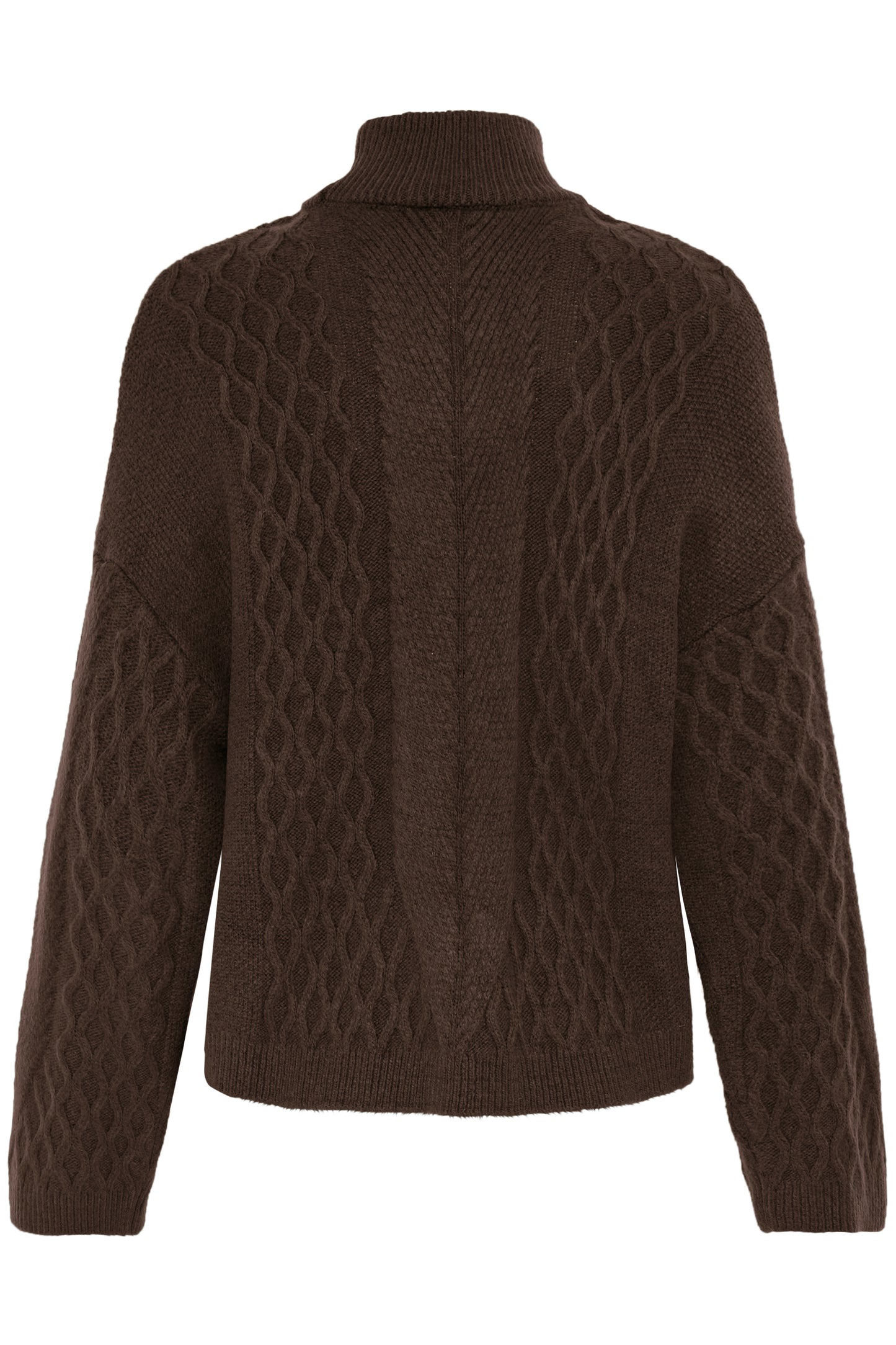 Pull col roulé maillage ICHI