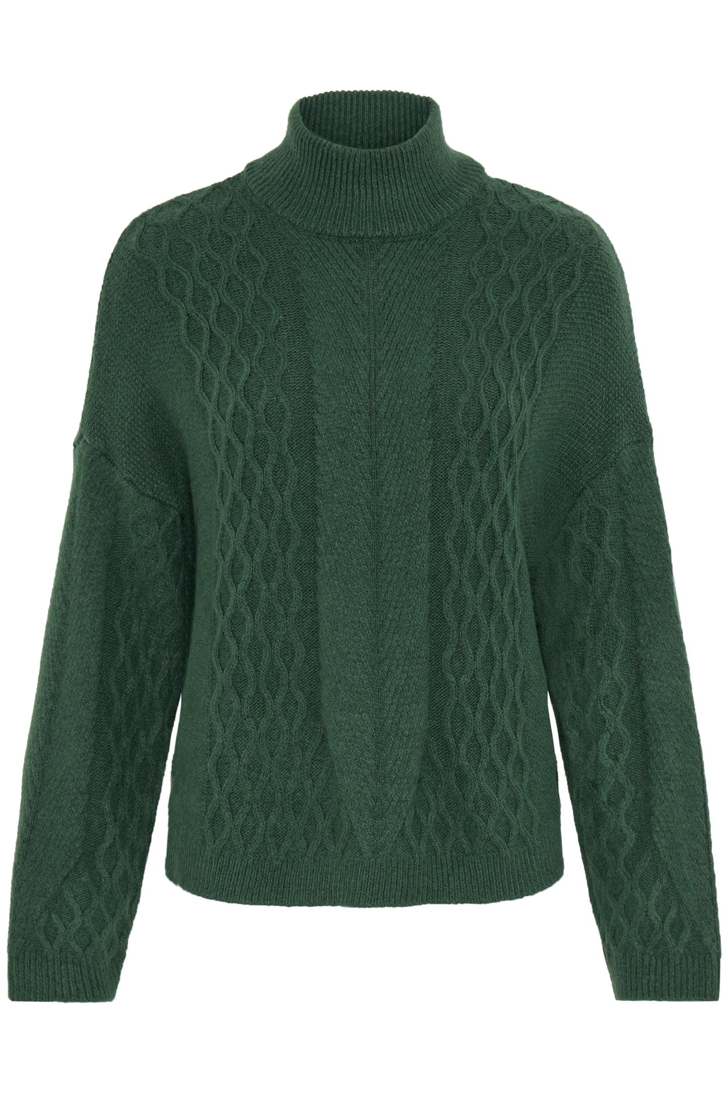 Pull col roulé maillage ICHI