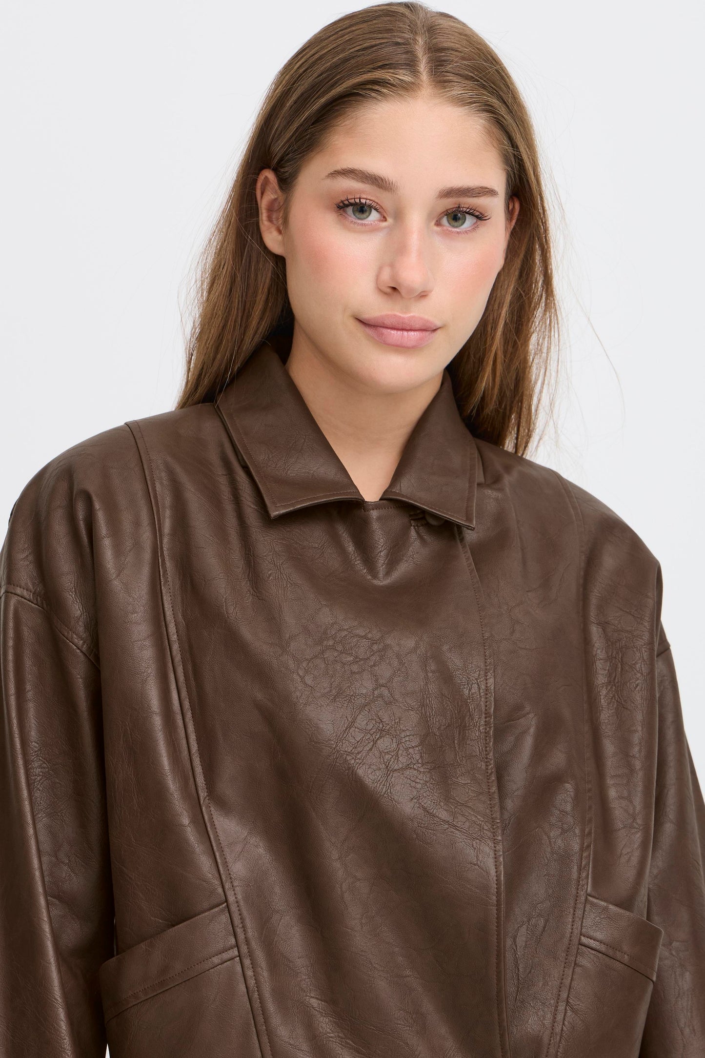 Veste simili cuir ICHI