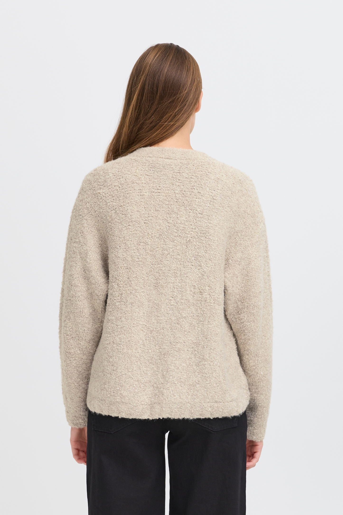 Gilet oversize bouclé ICHI