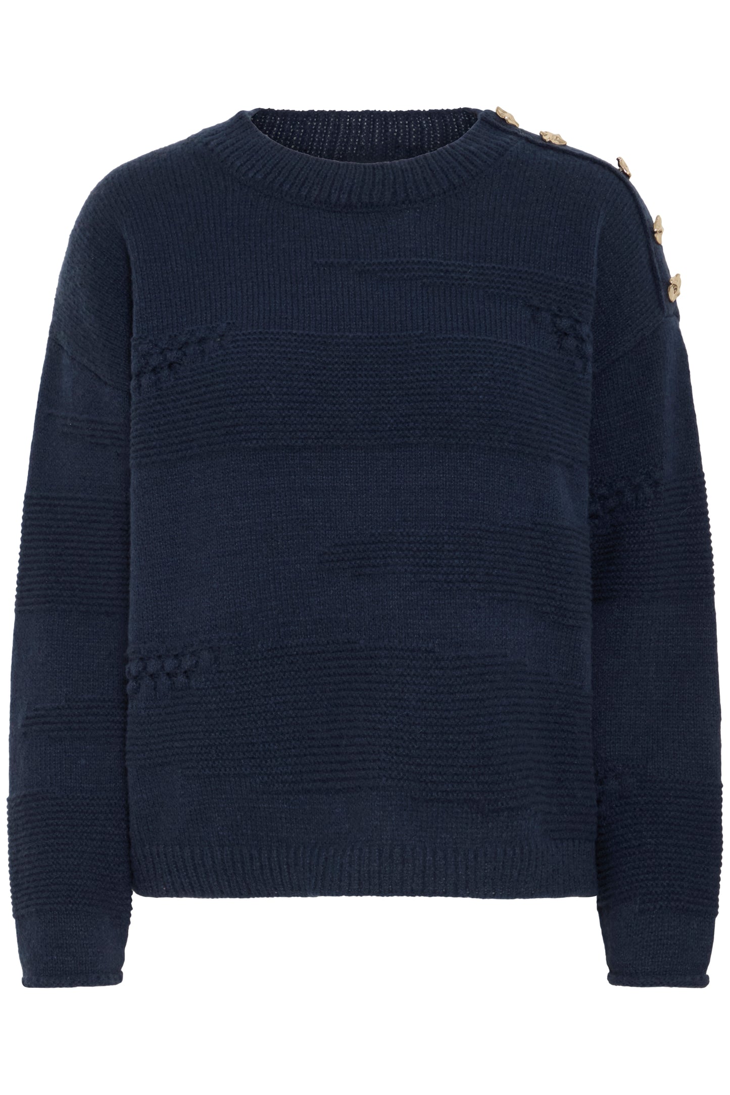 Pull boutons épaule ICHI