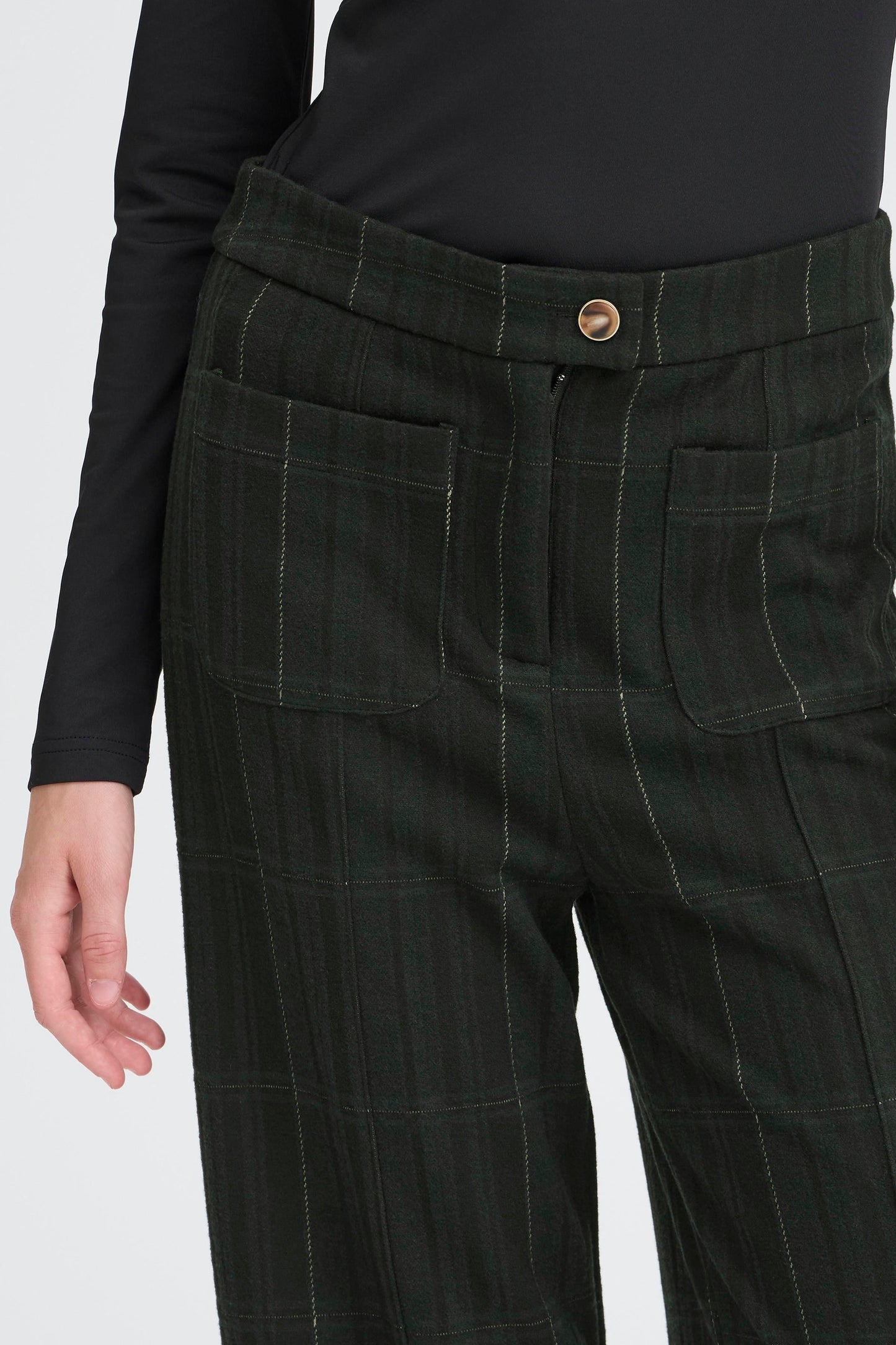 Pantalon carreaux ICHI