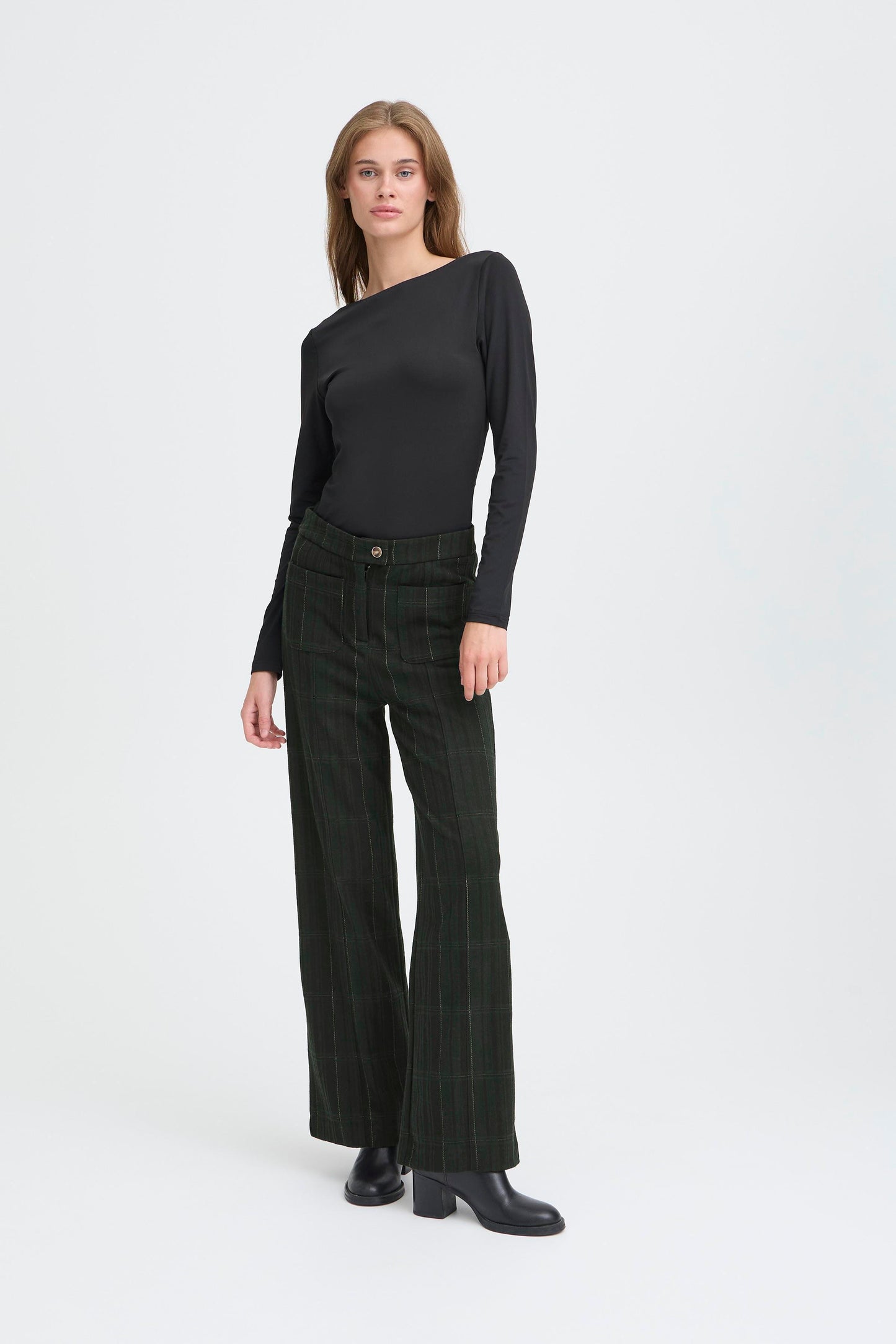 Pantalon carreaux ICHI