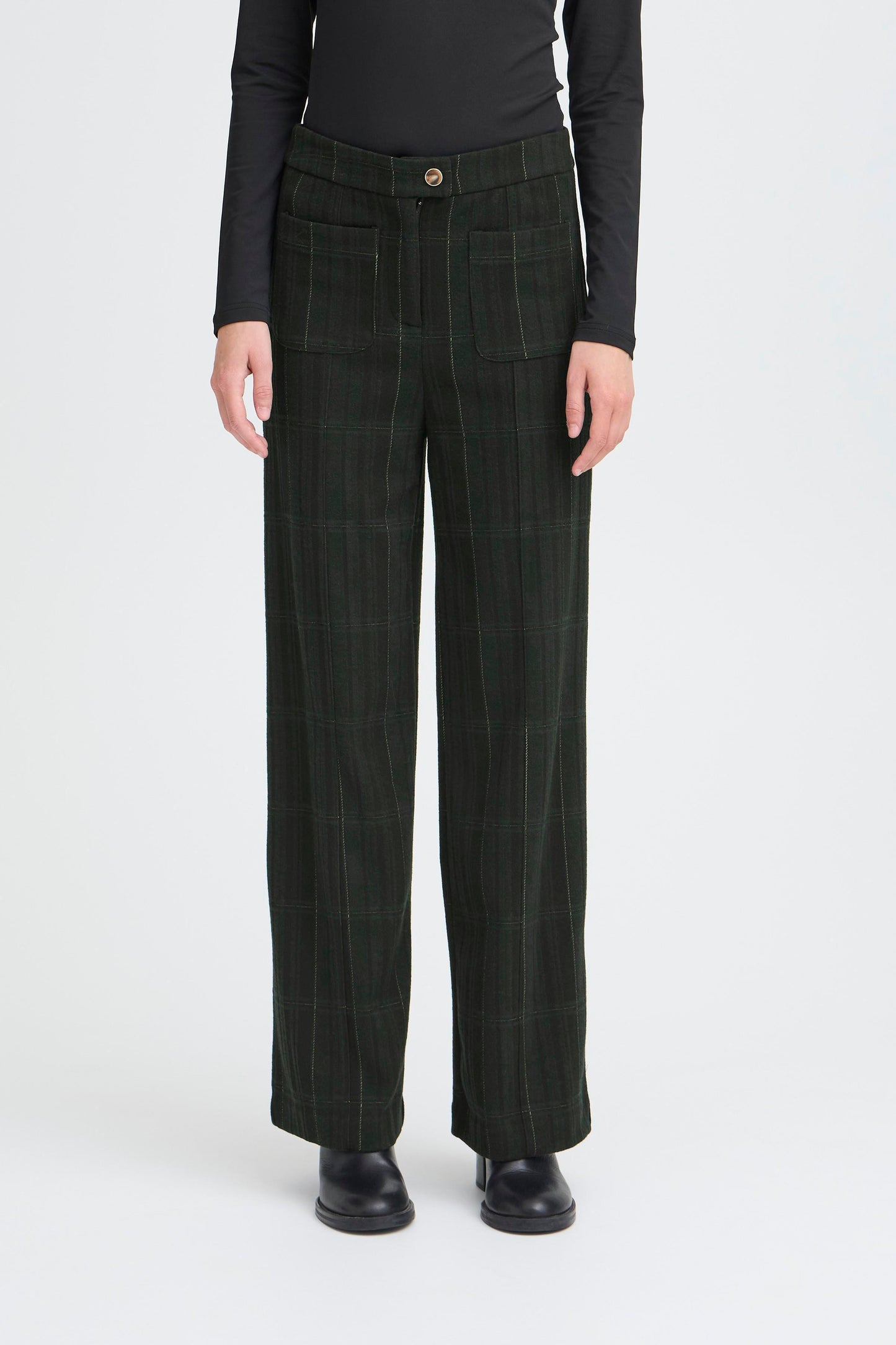 Pantalon carreaux ICHI