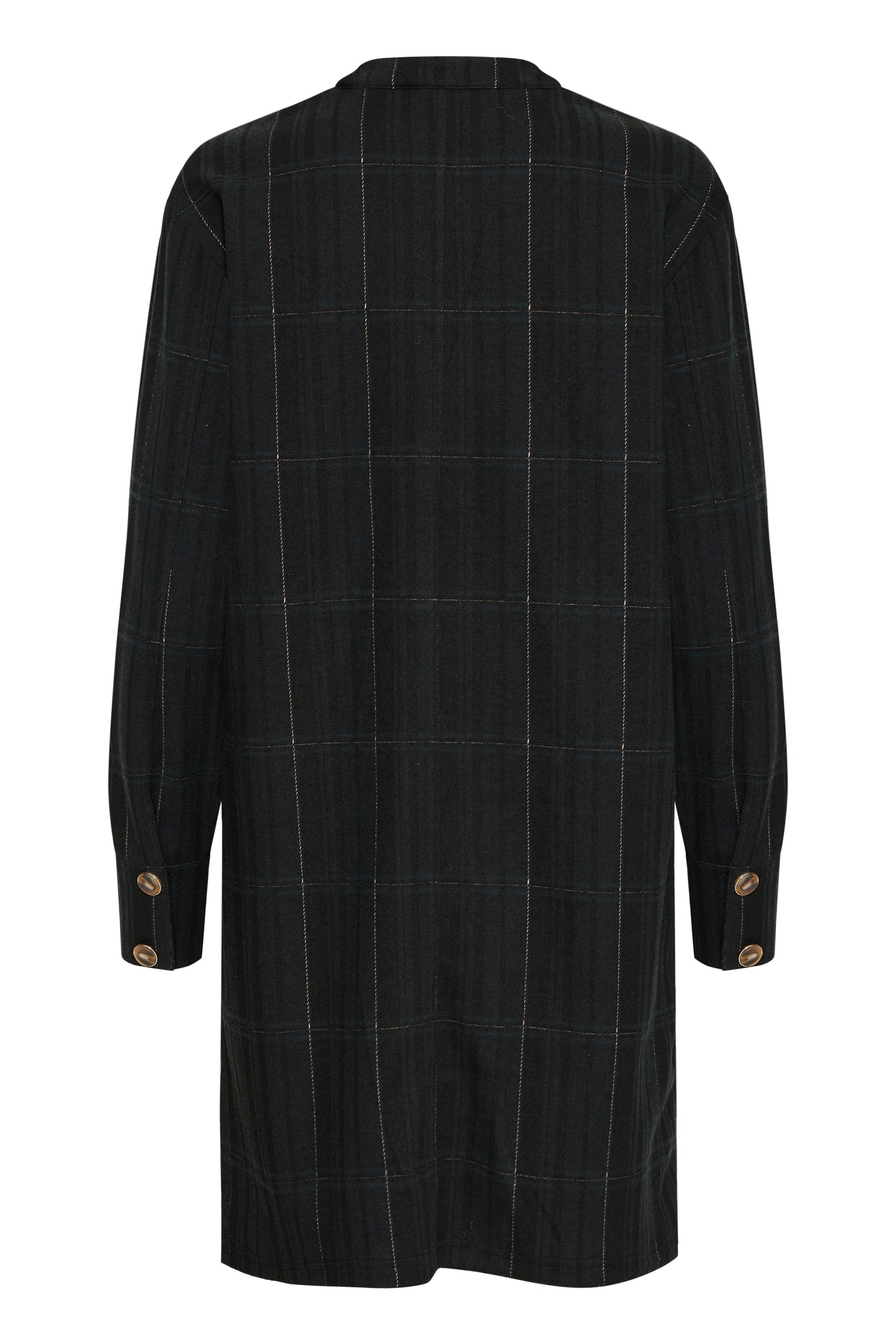 Robe carreaux boutons ICHI