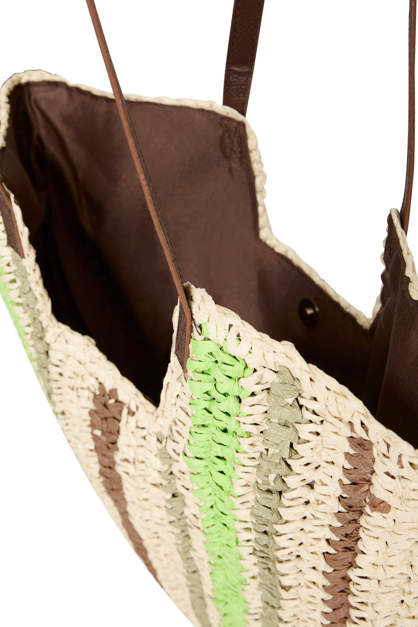 Sac tressé & similicuir ICHI