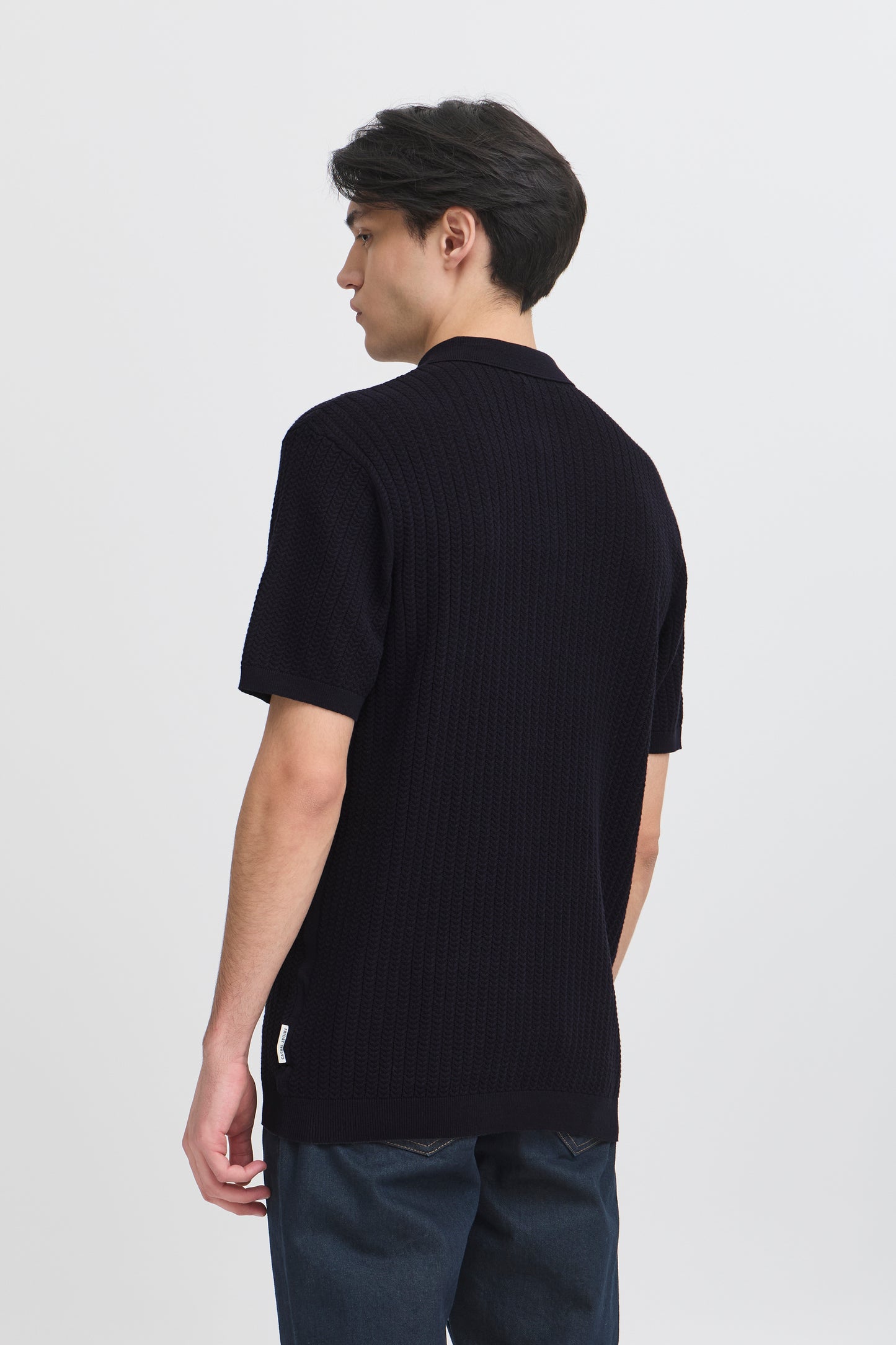 Polo maille tressé Casual Friday