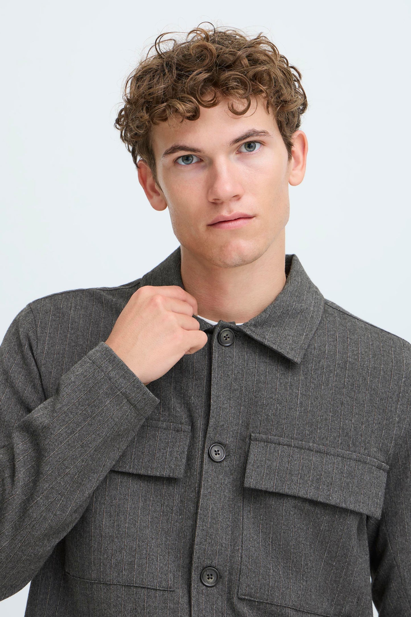 Veste droite rayures Casual Friday
