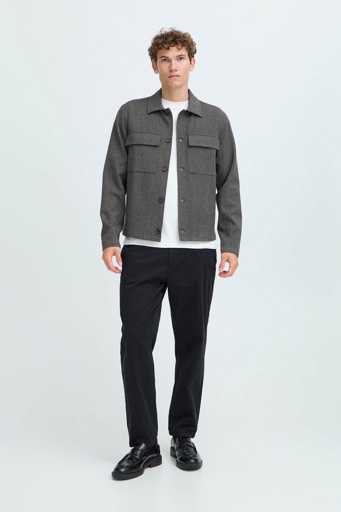 Veste droite rayures Casual Friday