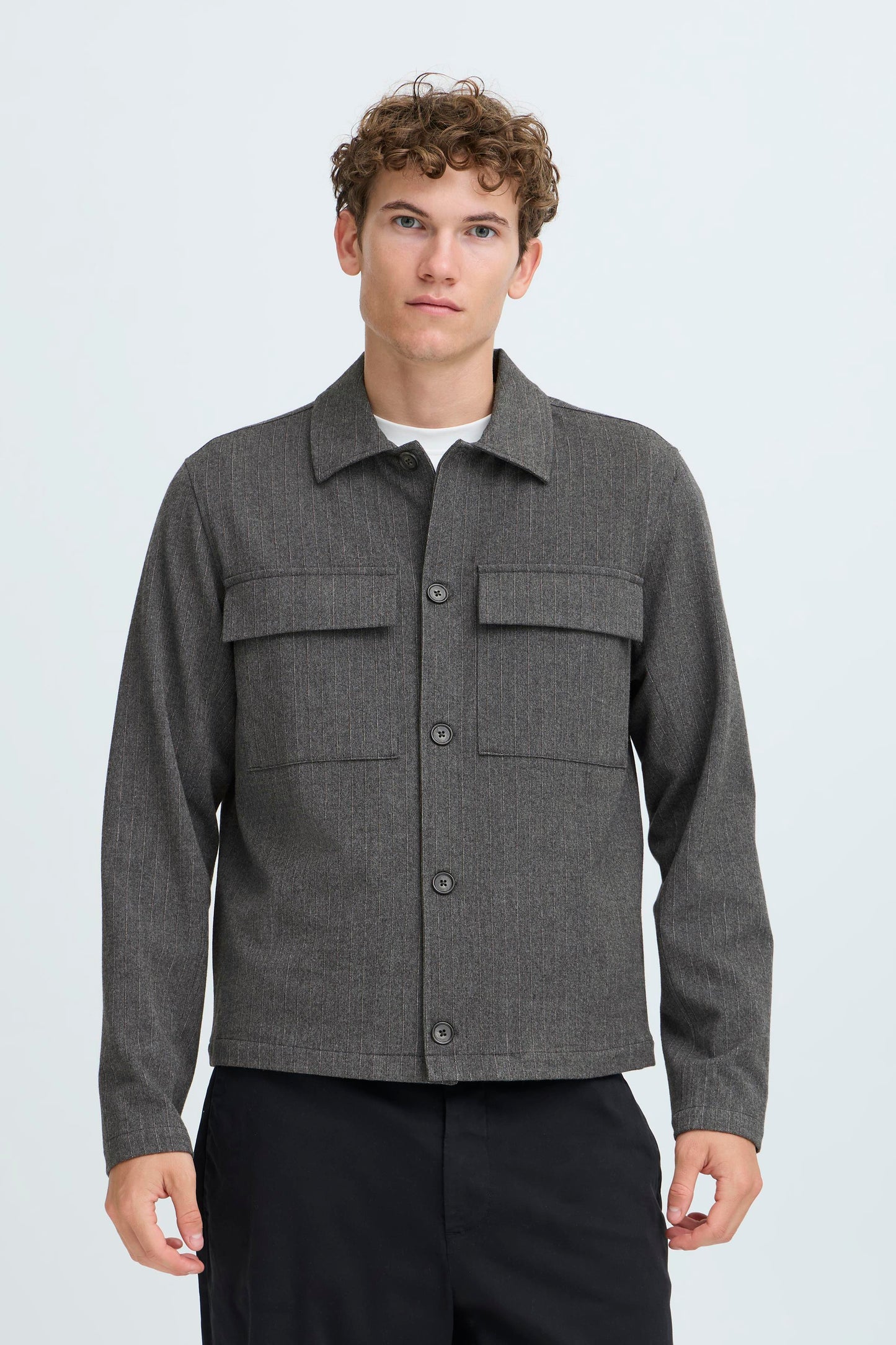 Veste droite rayures Casual Friday