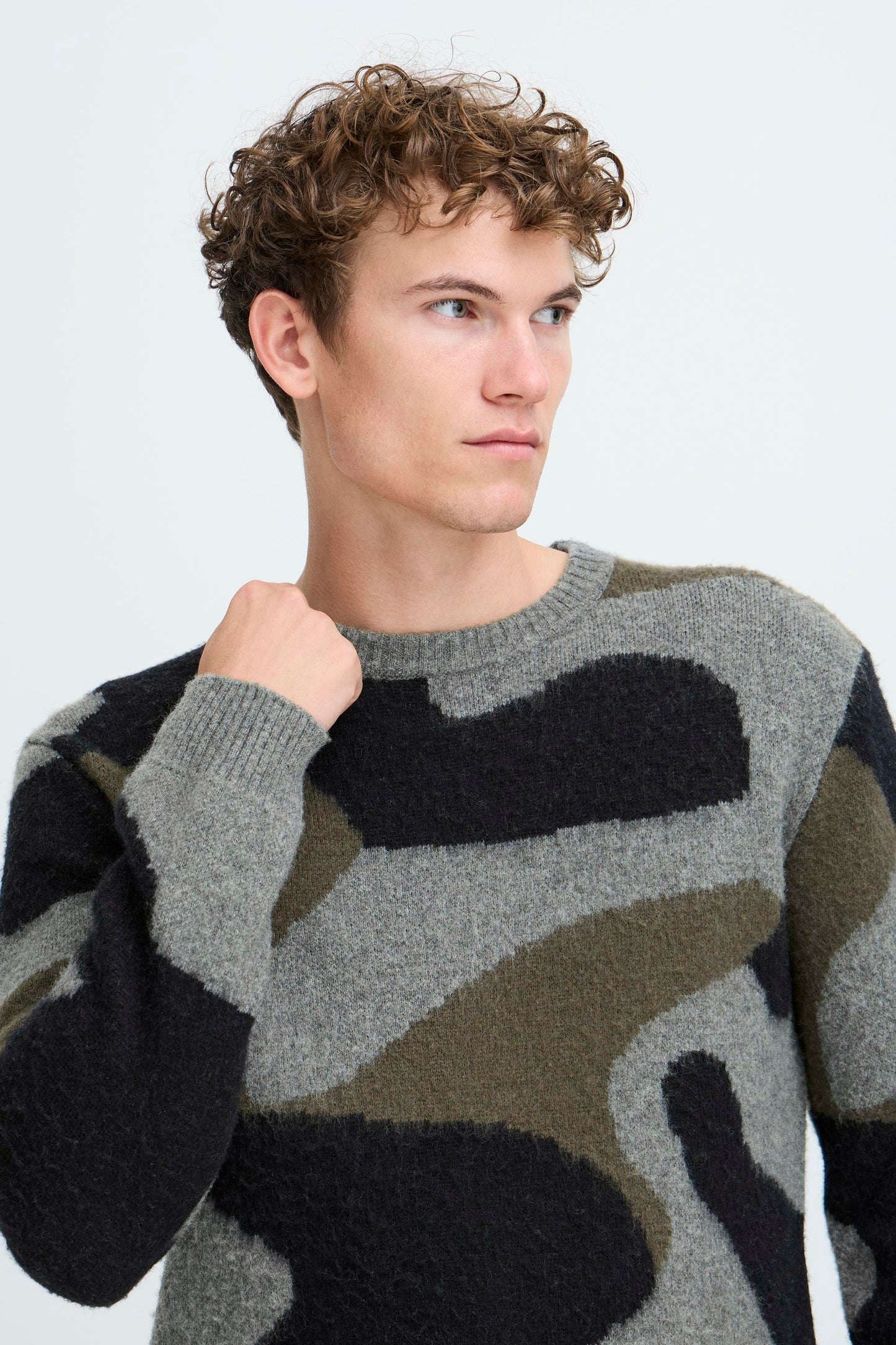 Pull laine tâches Casual Friday