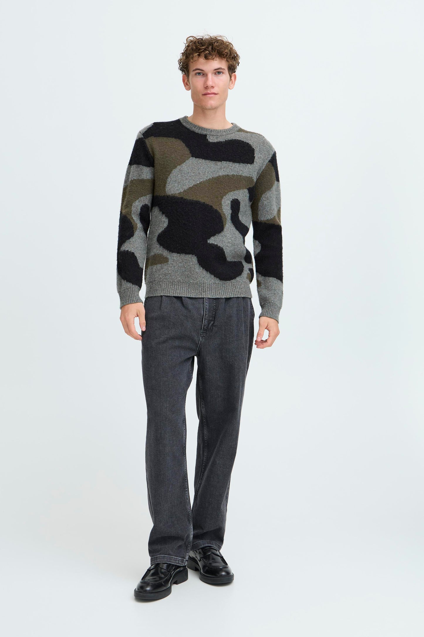 Pull laine tâches Casual Friday