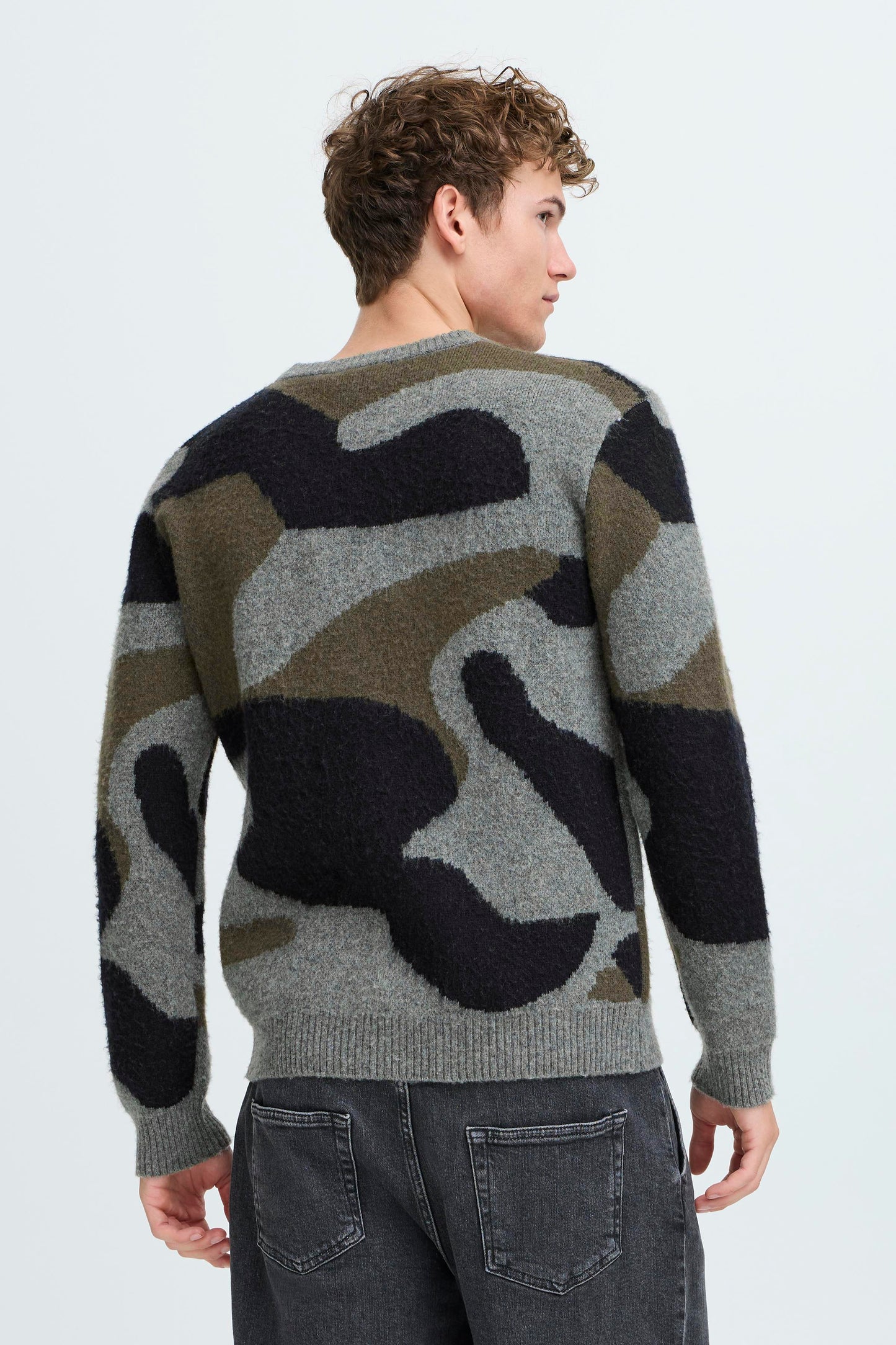 Pull laine tâches Casual Friday