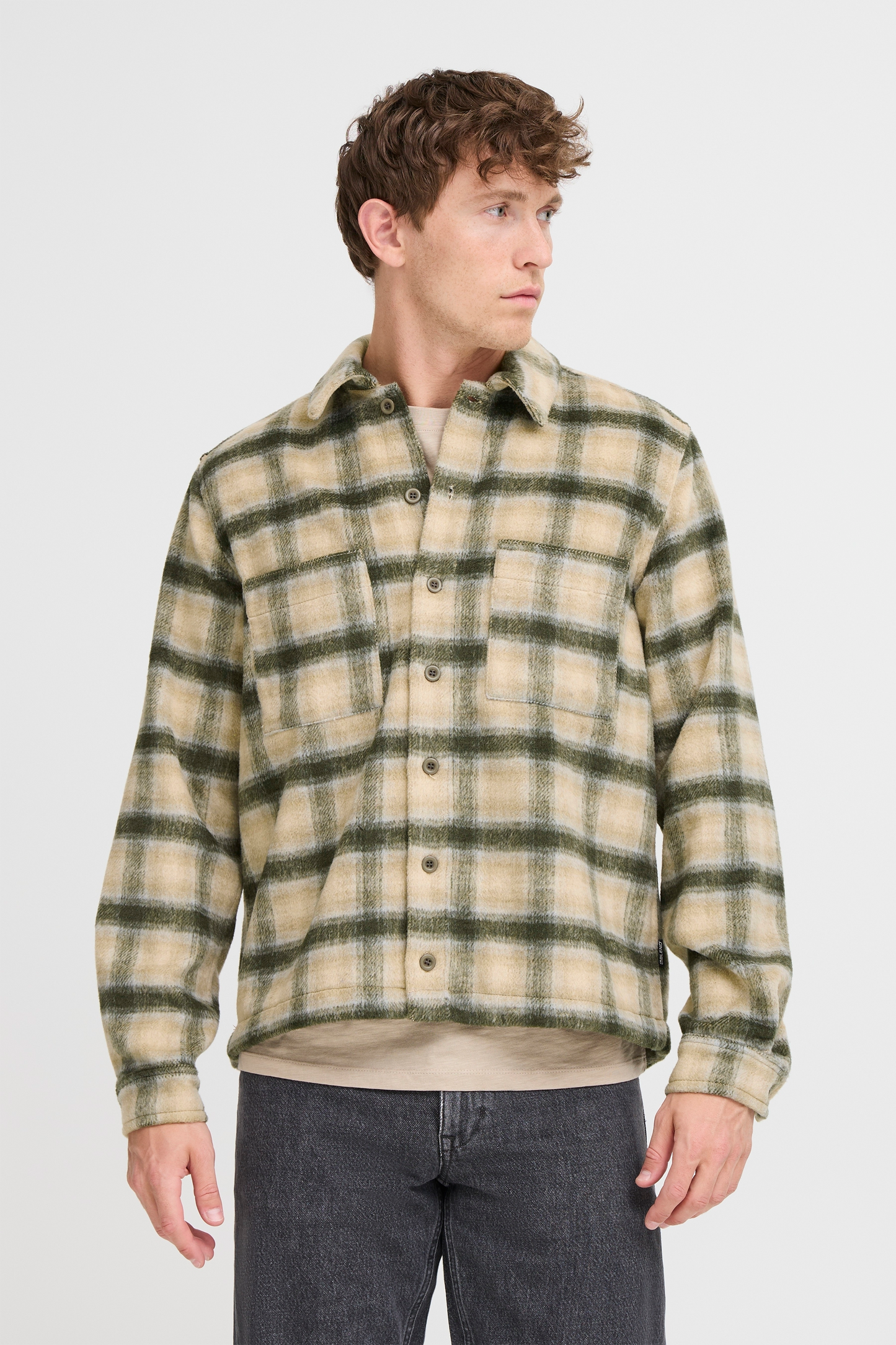 Veste surchemise carreaux Blend