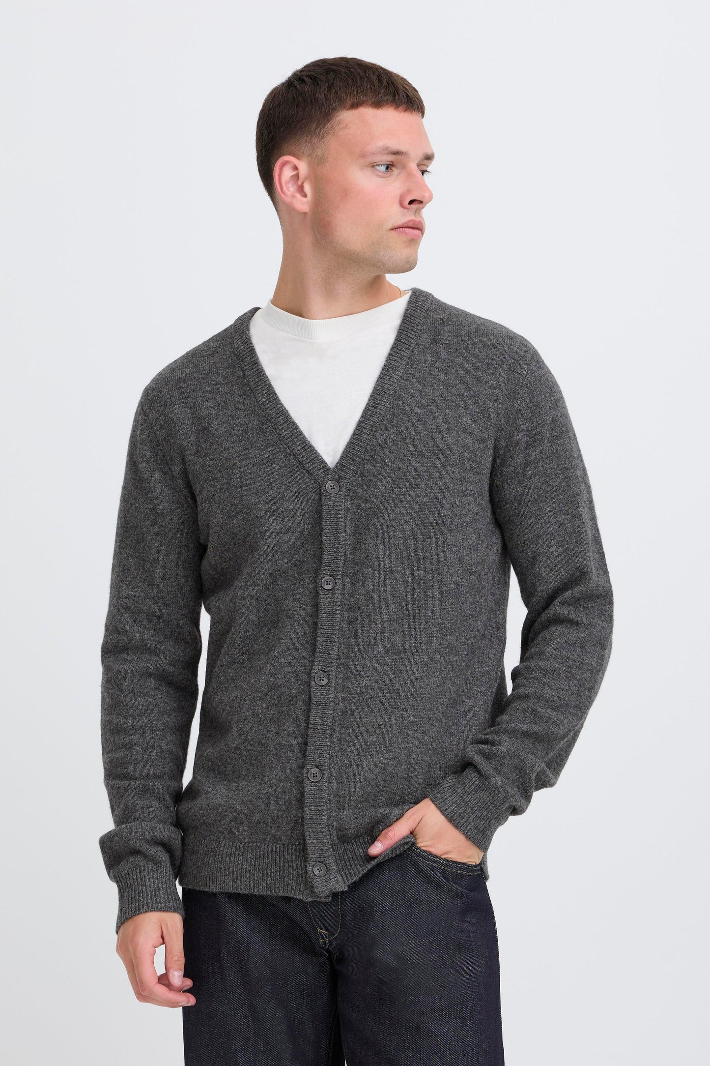 Gilet laine col V Blend