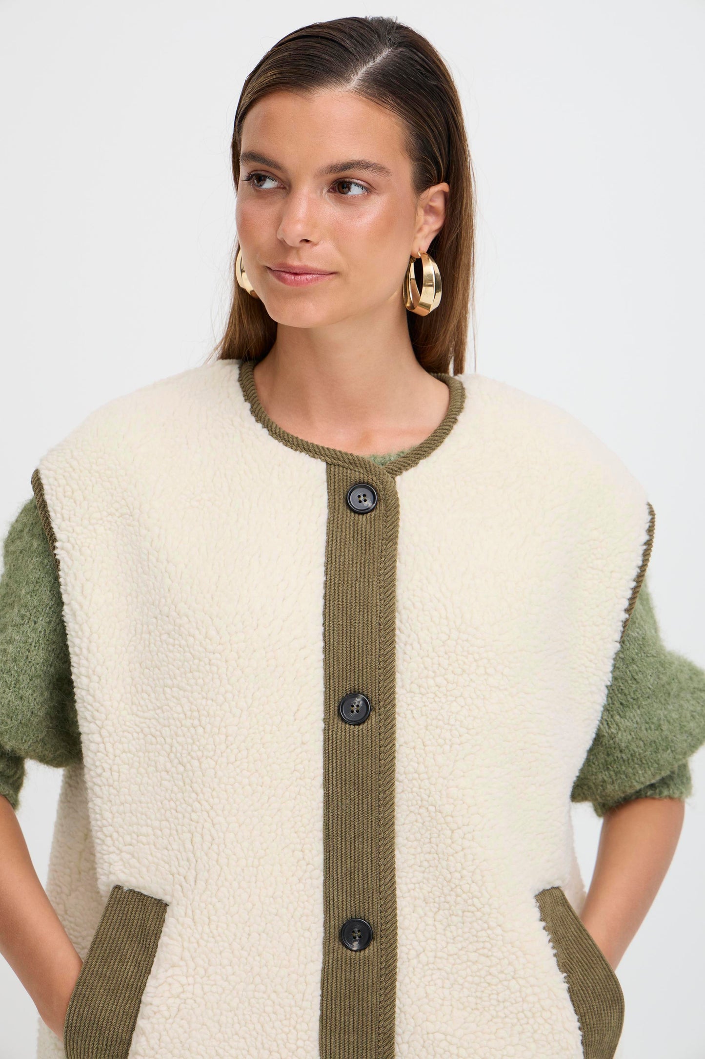 Veste mouton sans manche B.Young