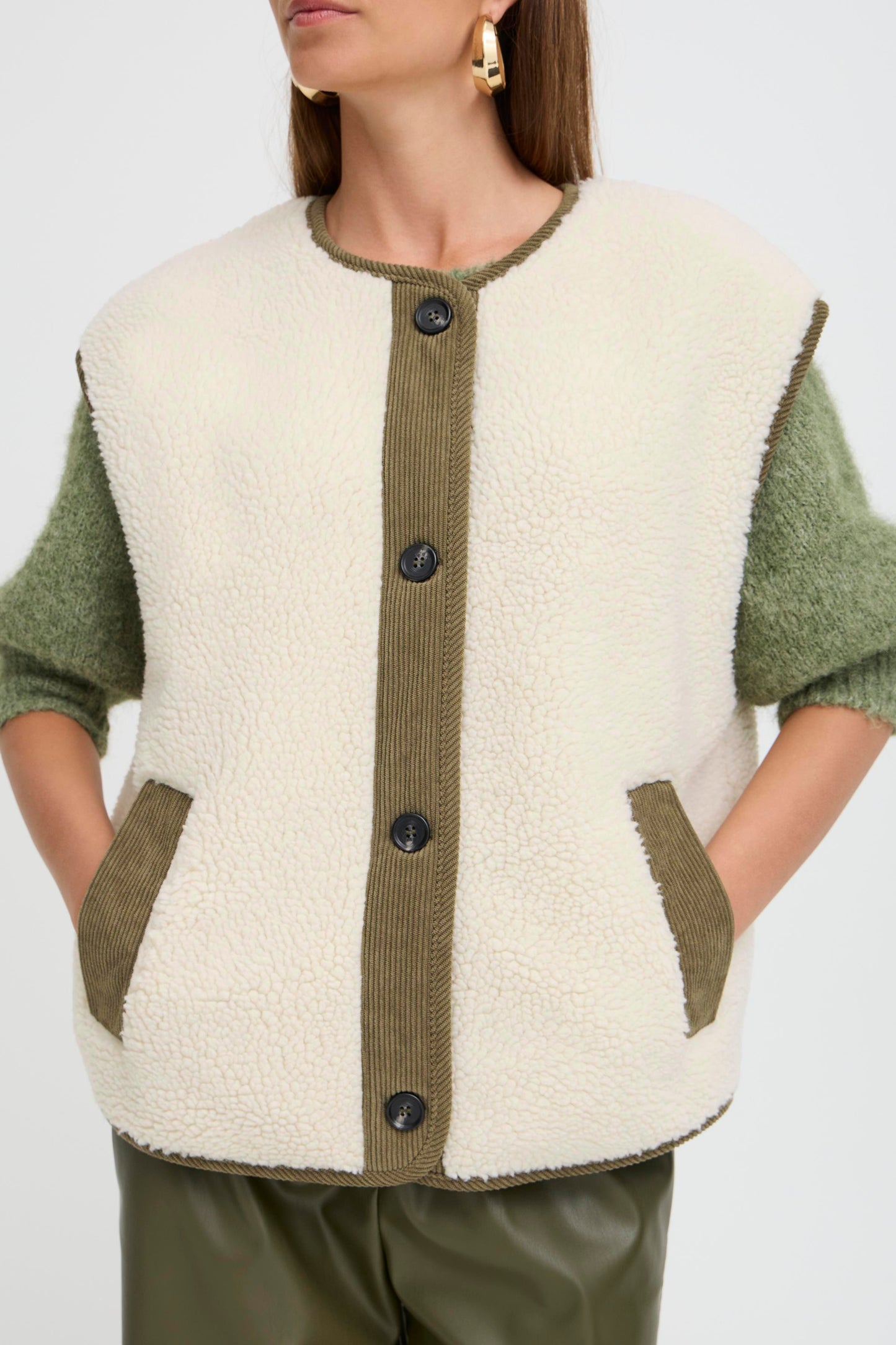 Veste mouton sans manche B.Young