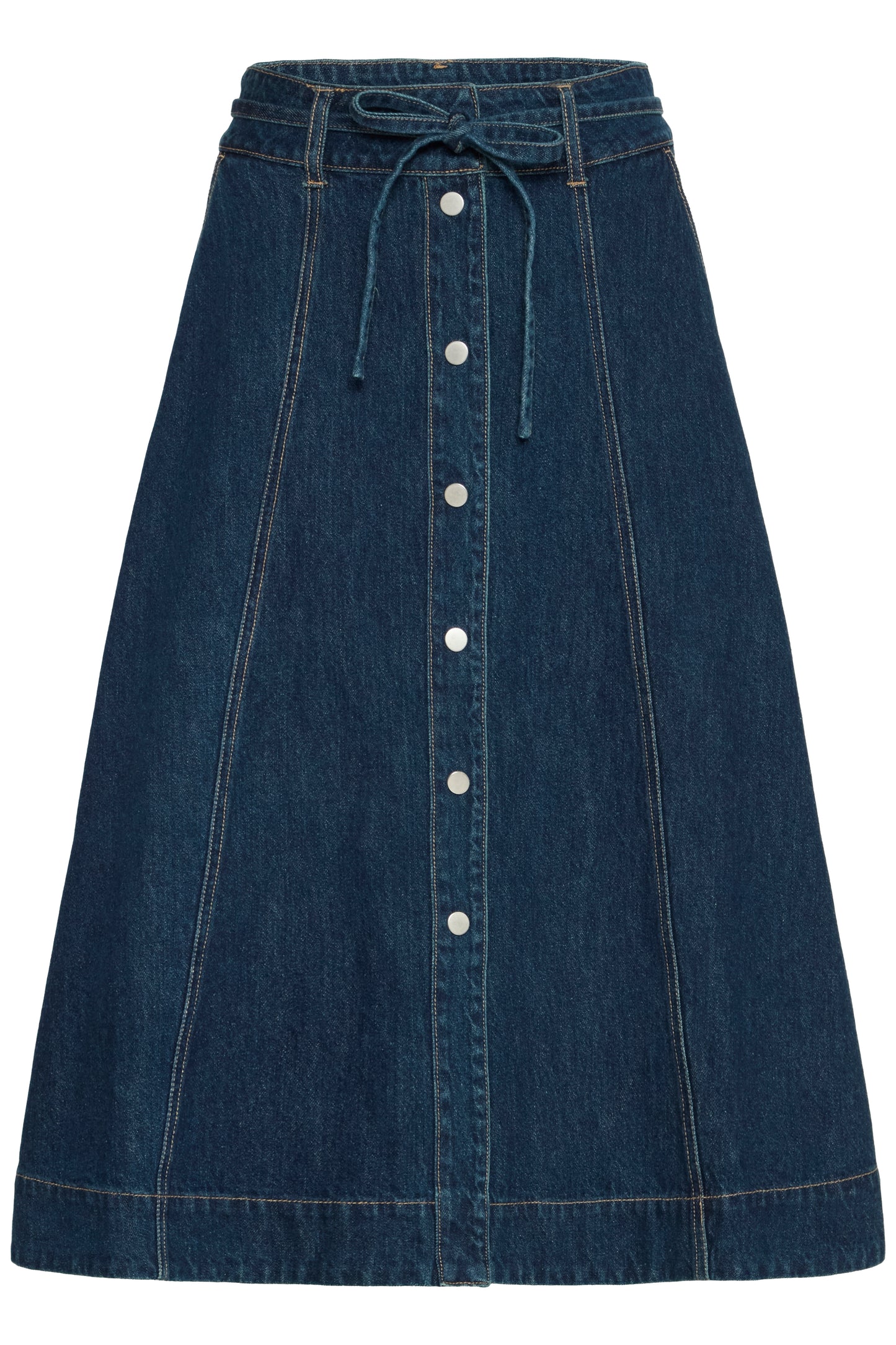 Jupe midi jean B.Young