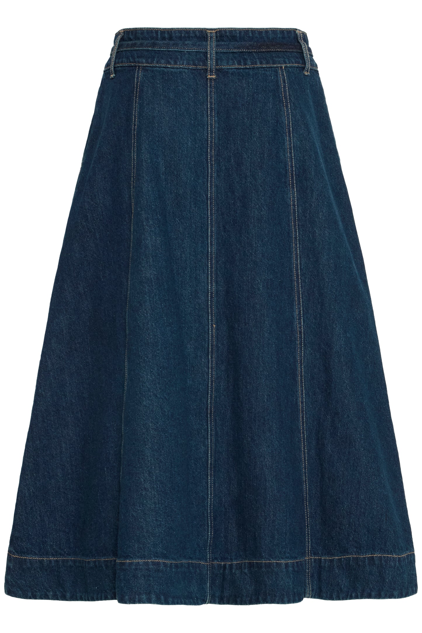 Jupe midi jean B.Young