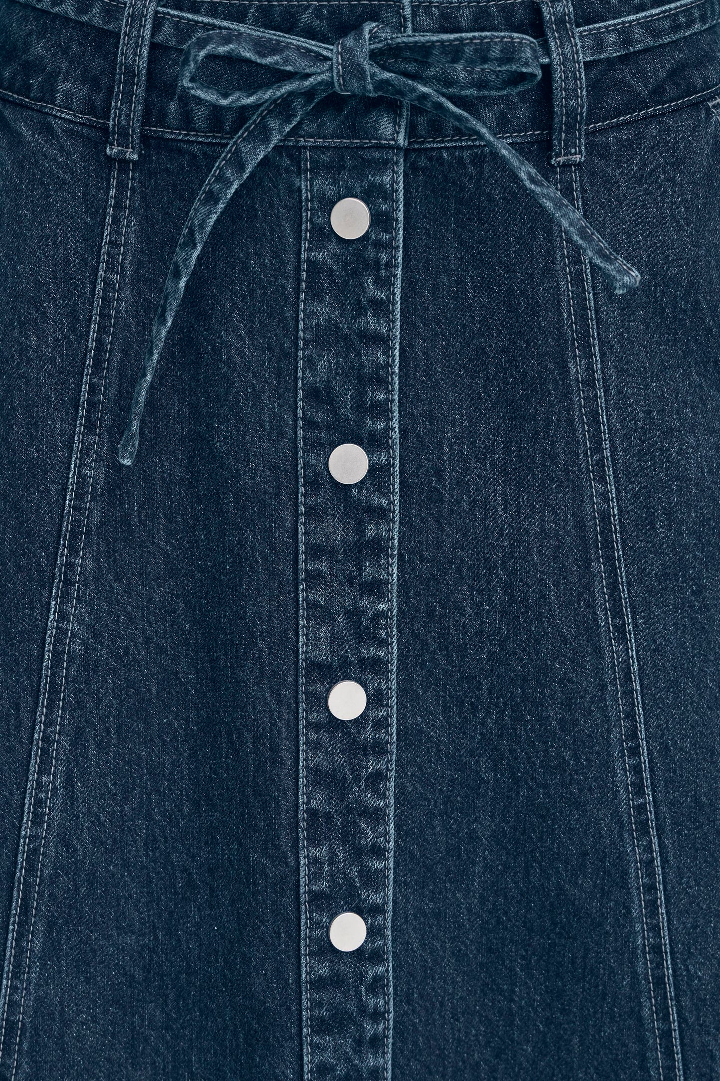 Jupe midi jean B.Young