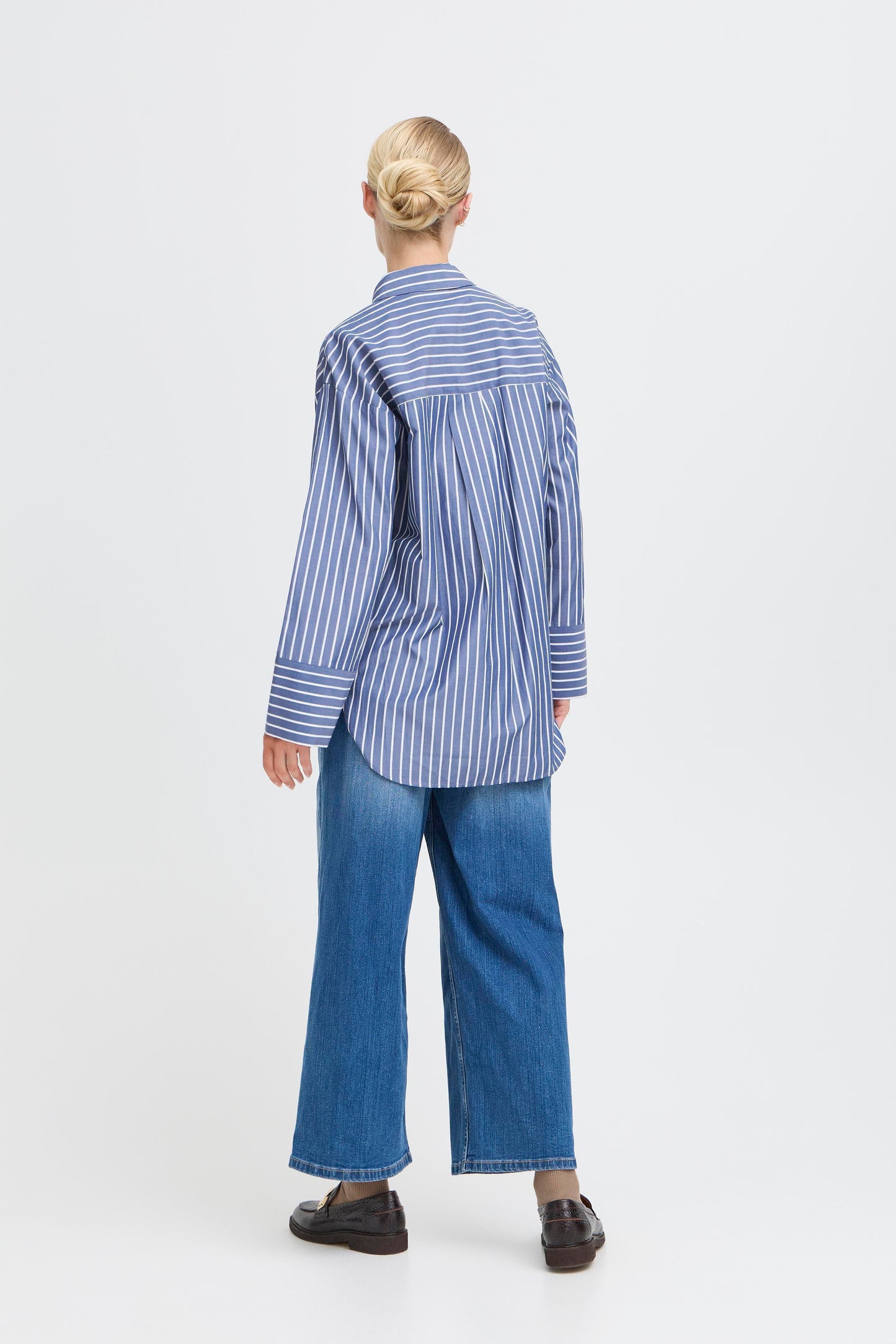 Chemise rayures & fleurs B.Young