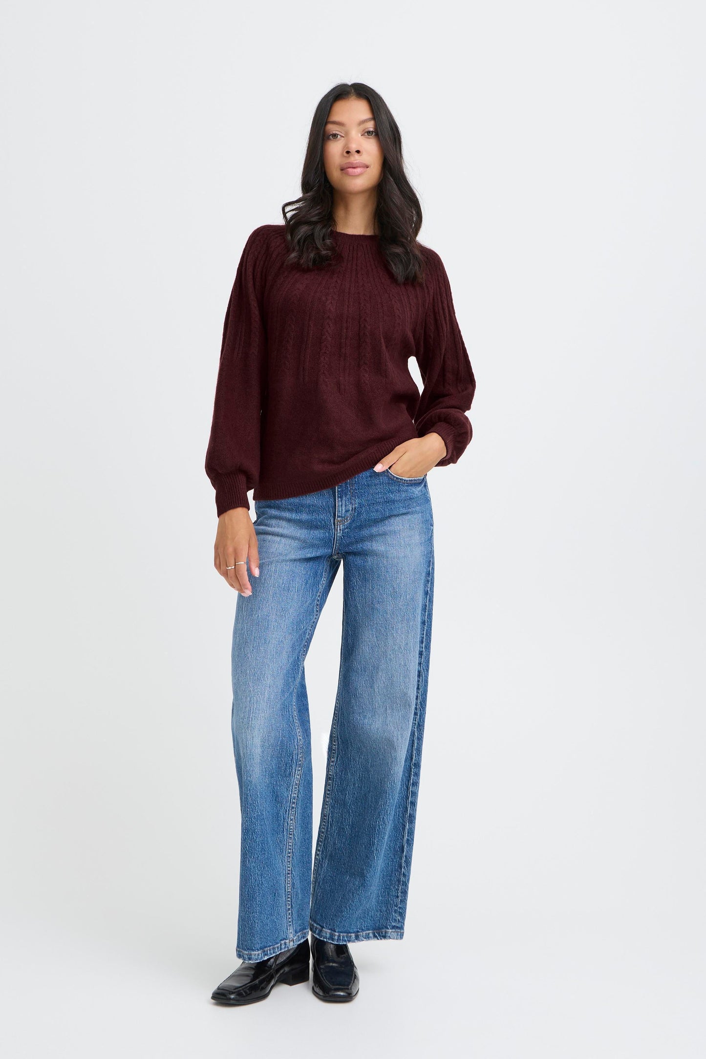 Pull avec maillage B.Young
