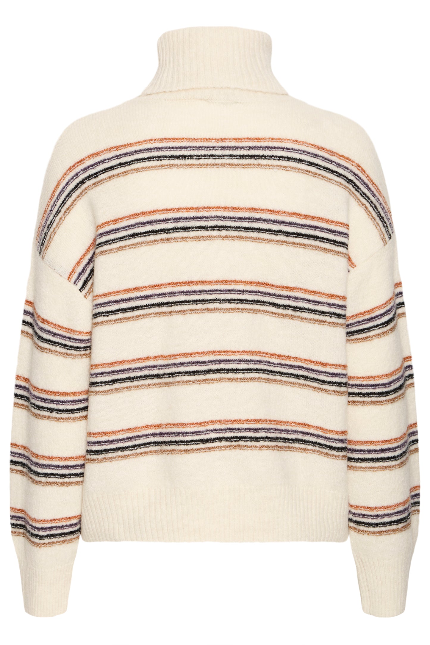 Pull col roulé rayures B.Young