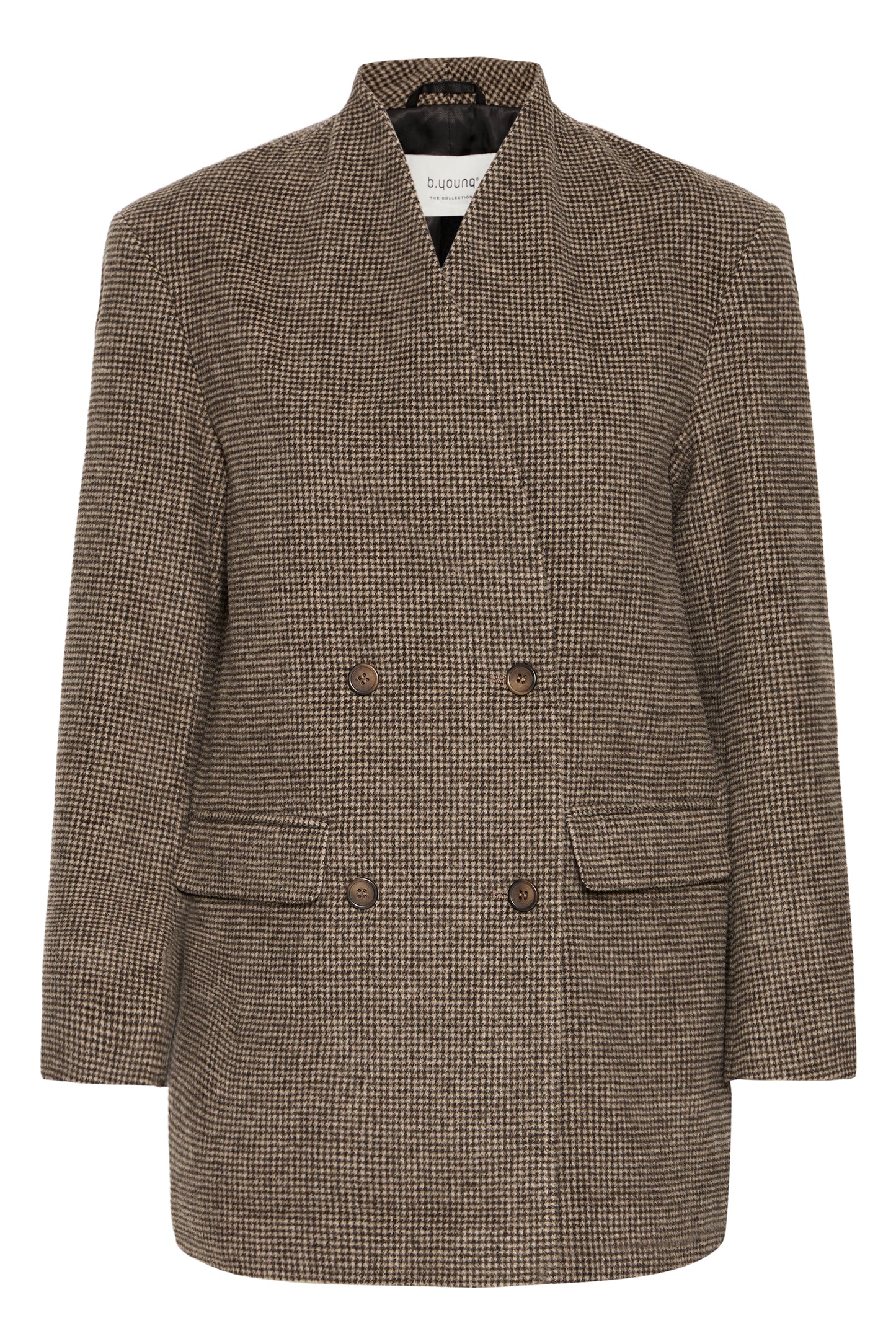 Veste blazer carreaux laine B.Young