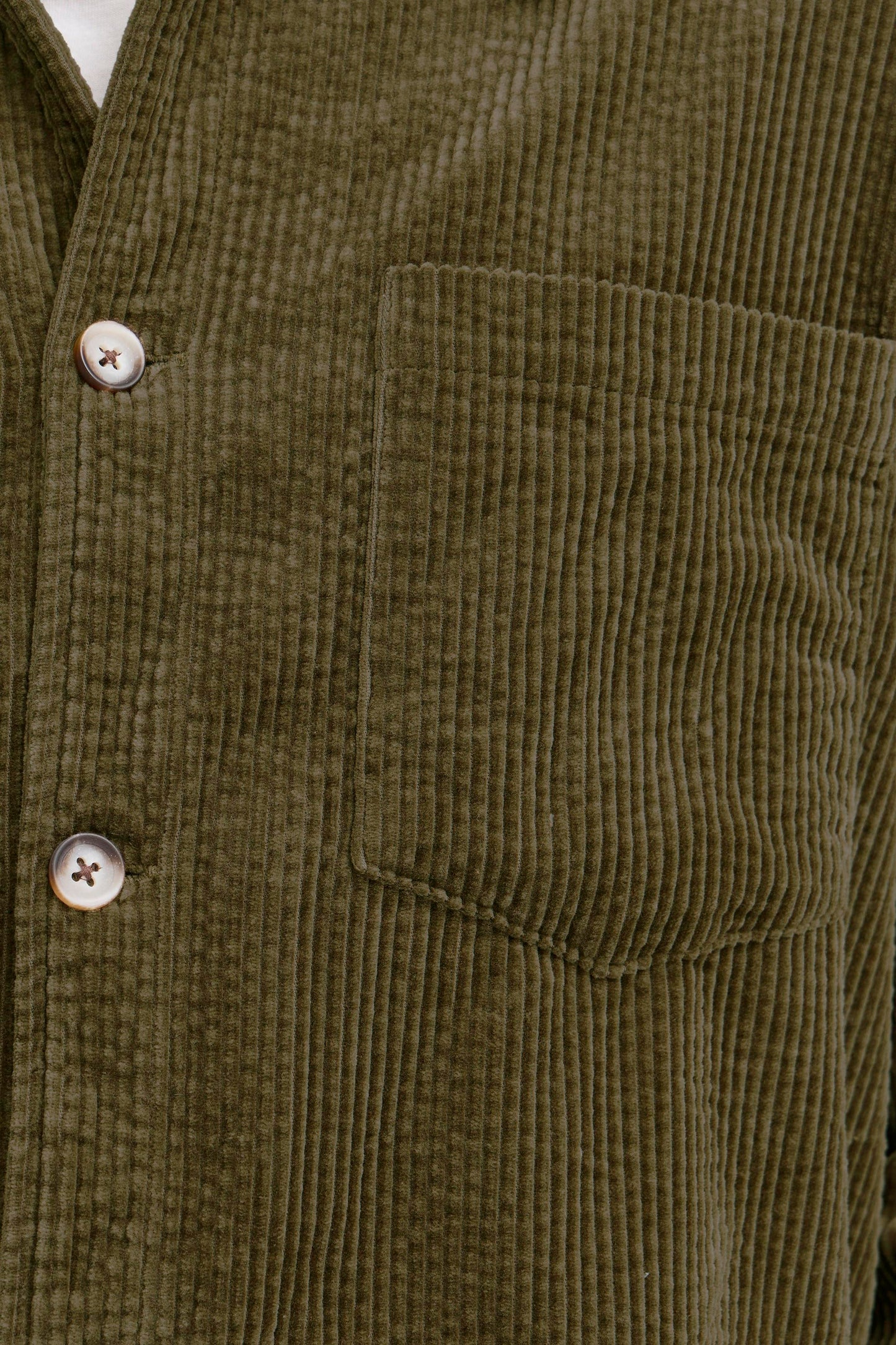 Surchemise velours côtelé Solid