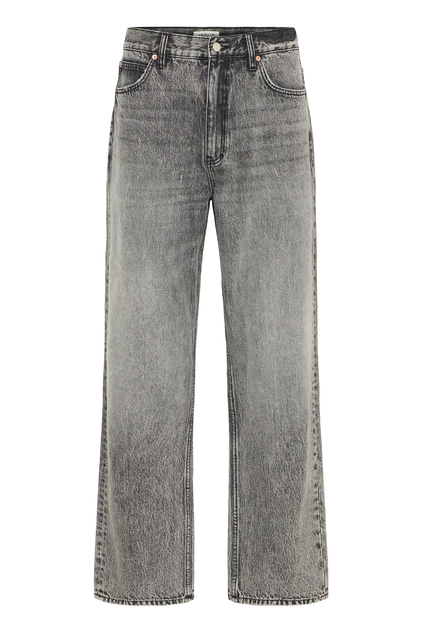 Jean large gris Solid